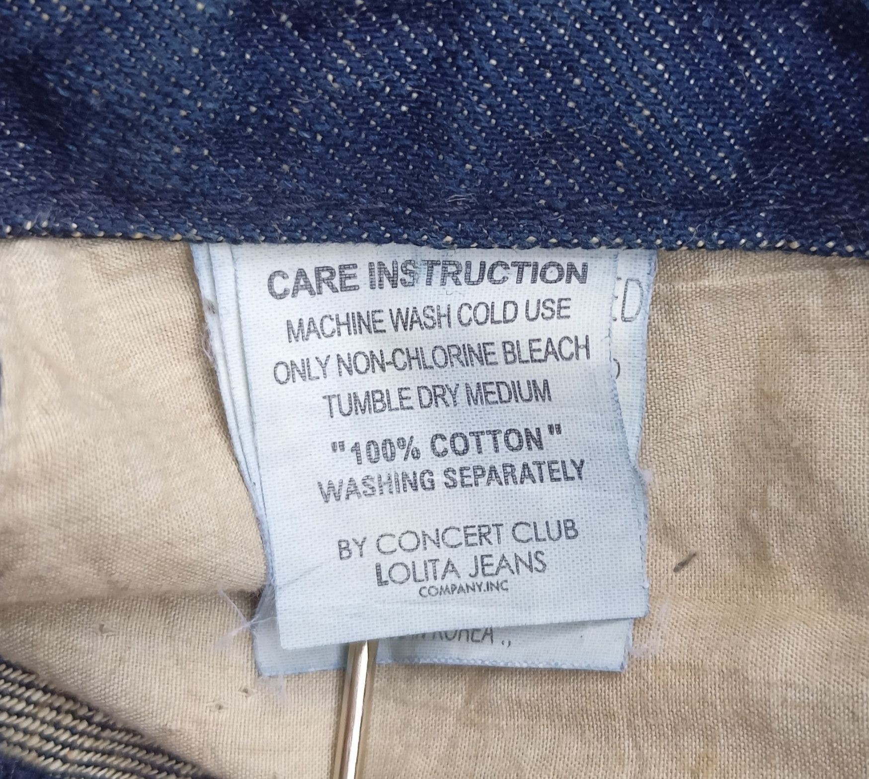 Japanese Brand Lolita Leather Bomdage Mudmax If Six Style Flare Denim Size US 29 - 17 Thumbnail