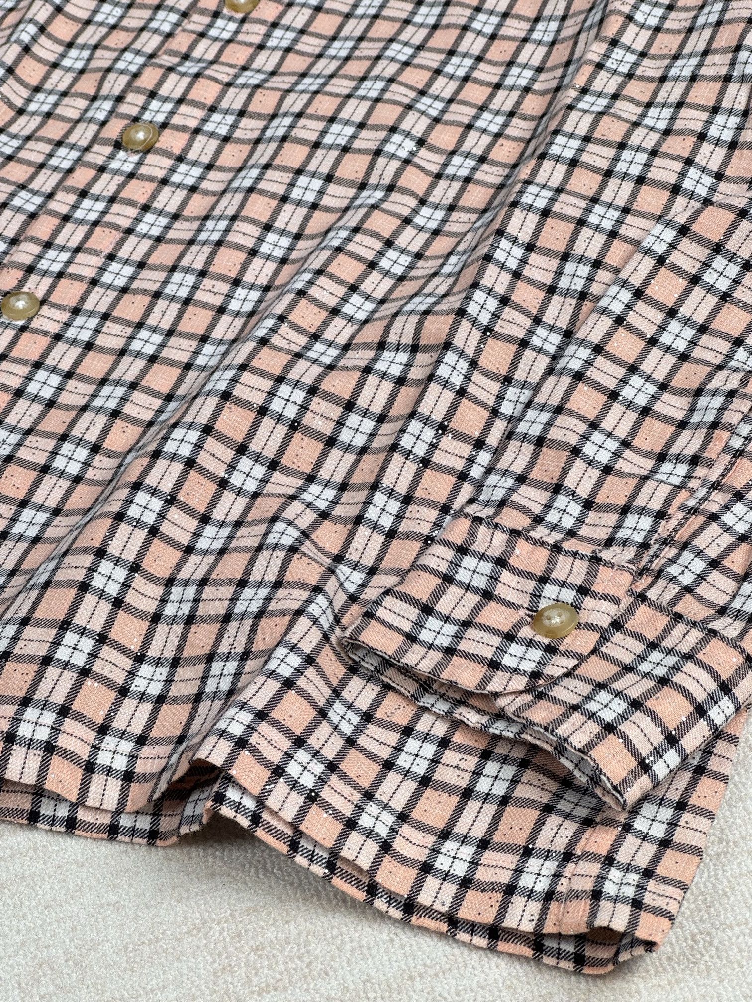 Beams Plus FUTURE ARCHIVE Glitter Nelcheck Shirt Size US S / EU 44-46 / 1 - 2 Thumbnail