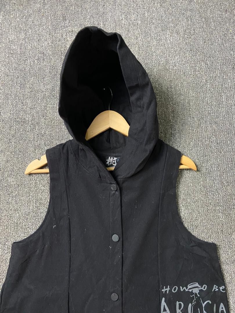 Japanese Brand JUJU Japanese Brand Sleeveless Punk Jacket Hoodie (201) Size XS / US 0-2 / IT 36-38 - 8 Thumbnail