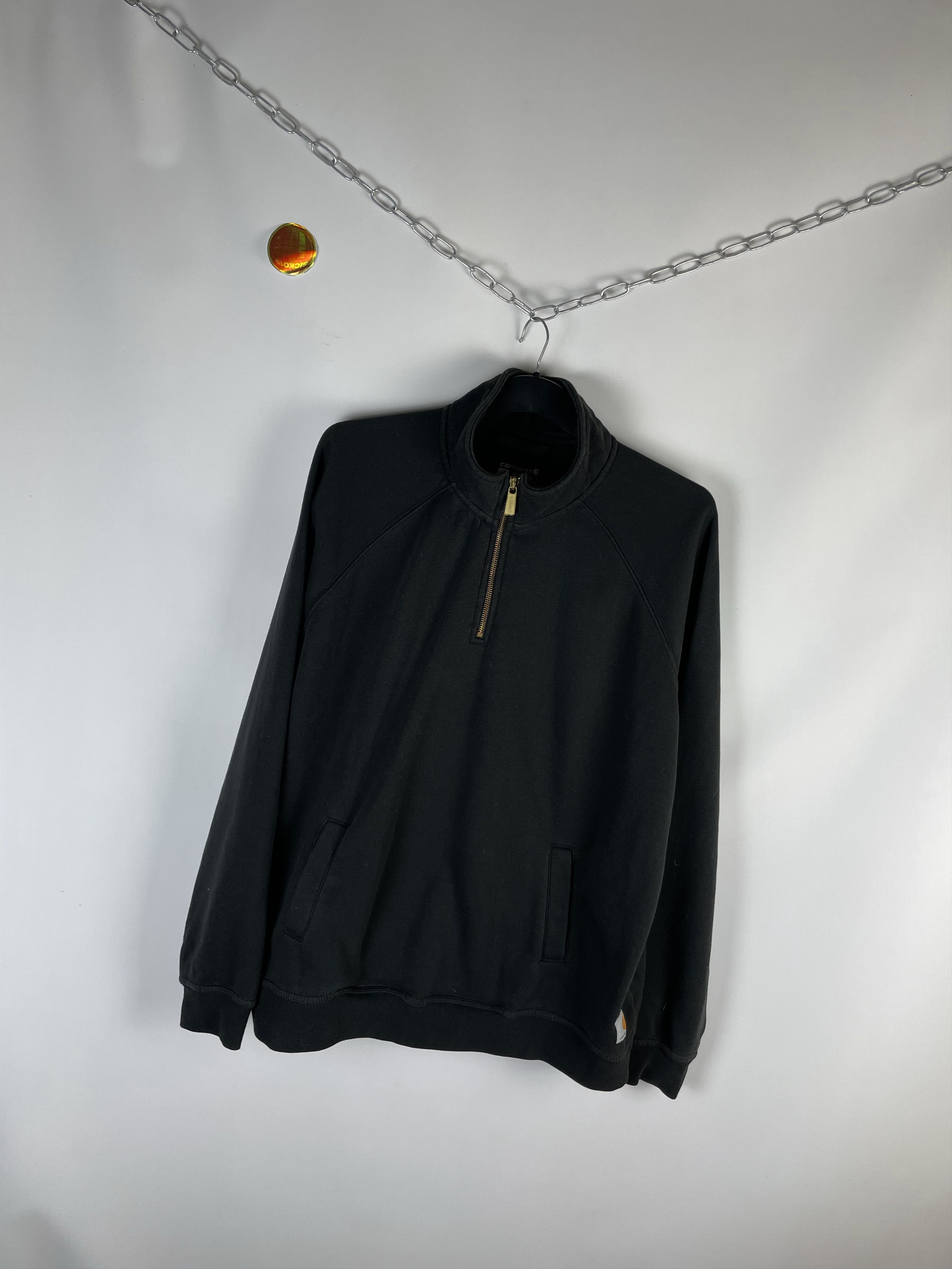 Carhartt VINTAGE CARHARTT OVERSIZE 1/4 ZIP SWEATSHIRT Size US XXL / EU 58 / 5 - 2 Thumbnail