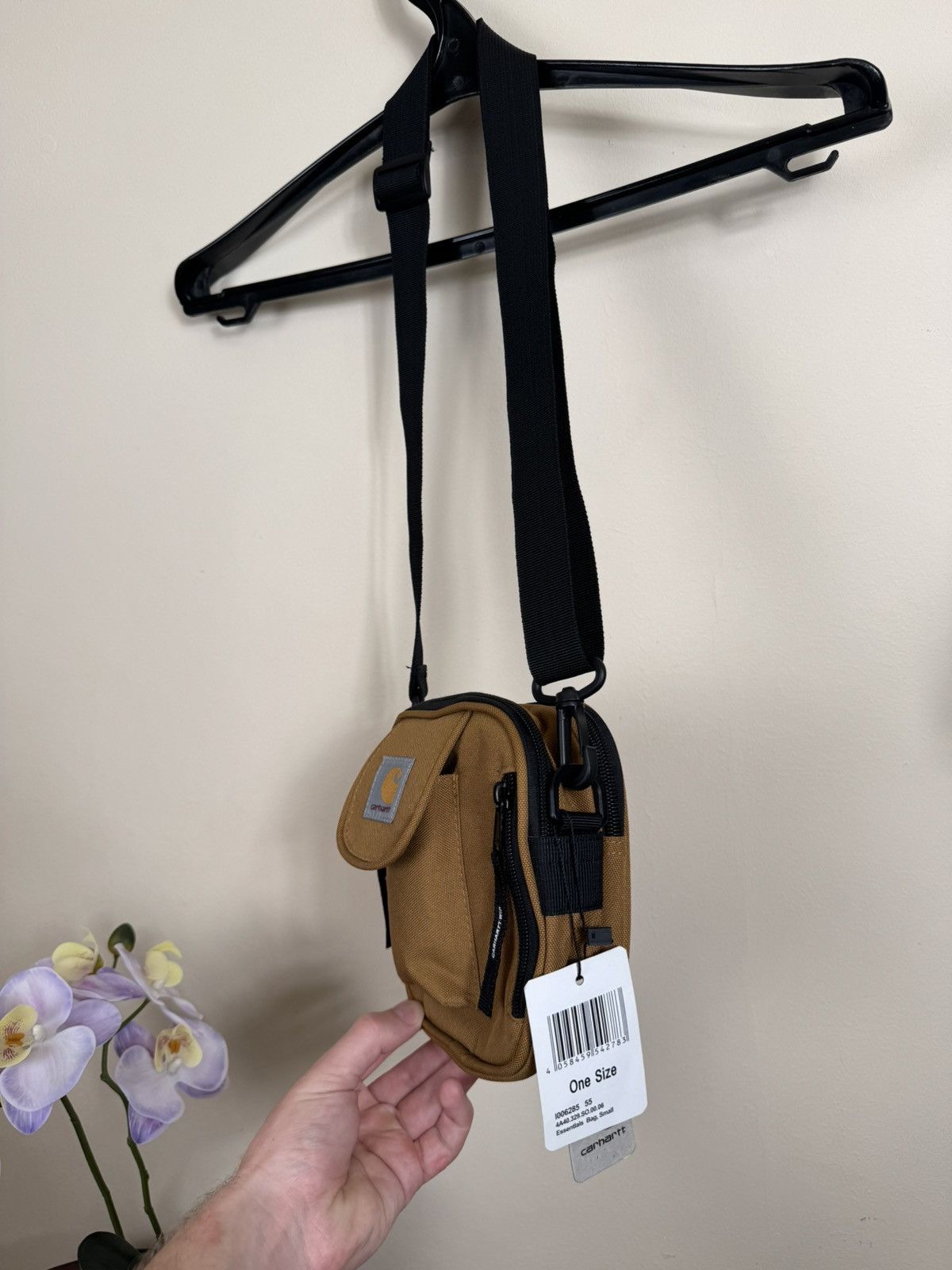 Carhartt Carhartt WIP Essentials Bag Crossbody Shoulder Bag Sand Size ONE SIZE - 2 Thumbnail