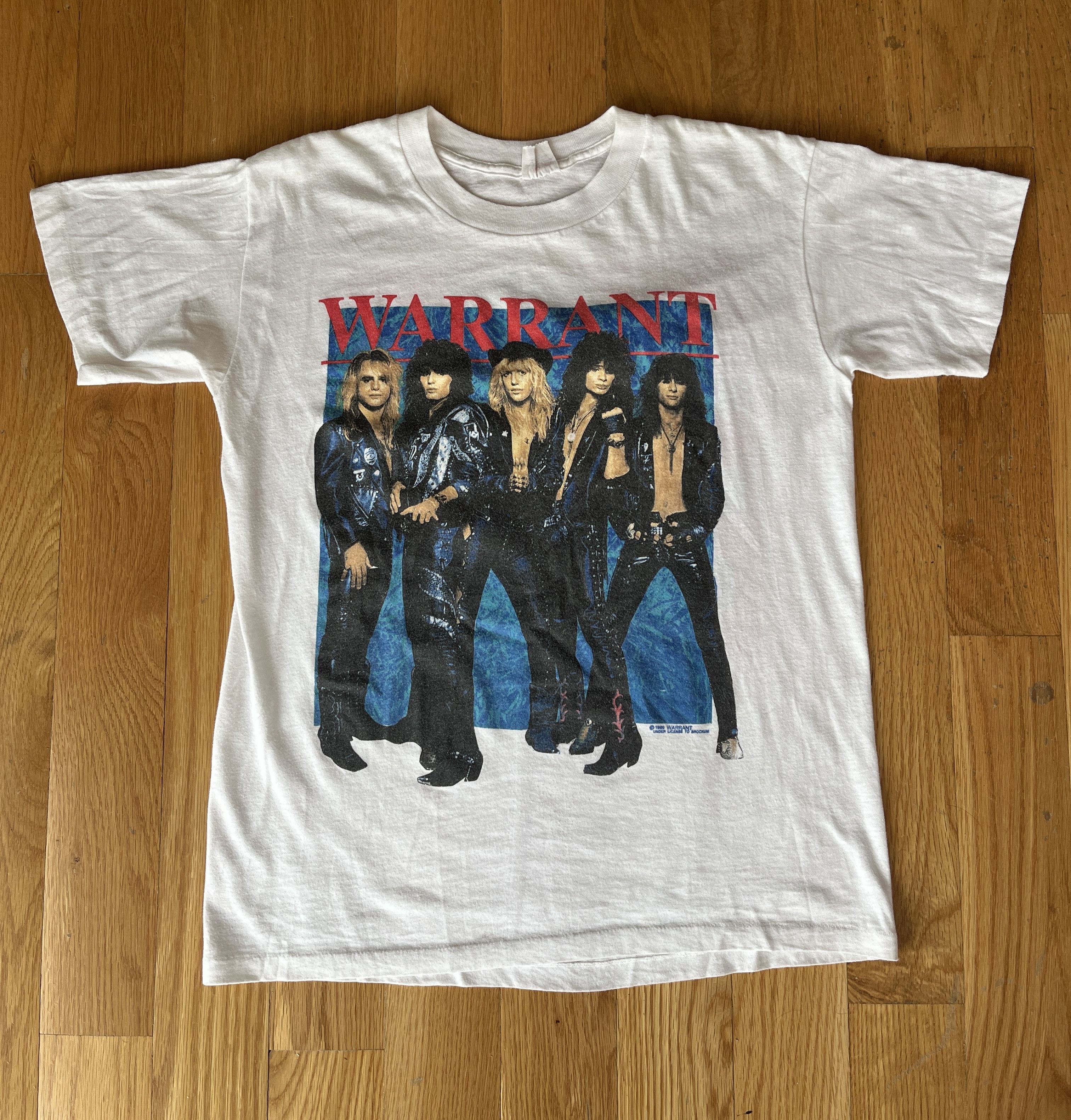 Band Tees Vintage Warrant 1989 Tour Shirt Size US M / EU 48-50 / 2 - 1 Thumbnail