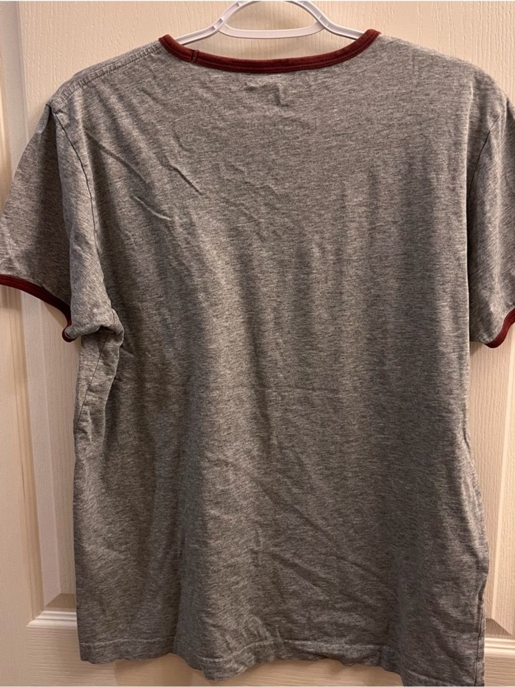 Psycho Bunny Psycho Bunny Graphic T-Shirt Gray Burgundy Bunny Crossbones Size US L / EU 52-54 / 3 - 4 Thumbnail
