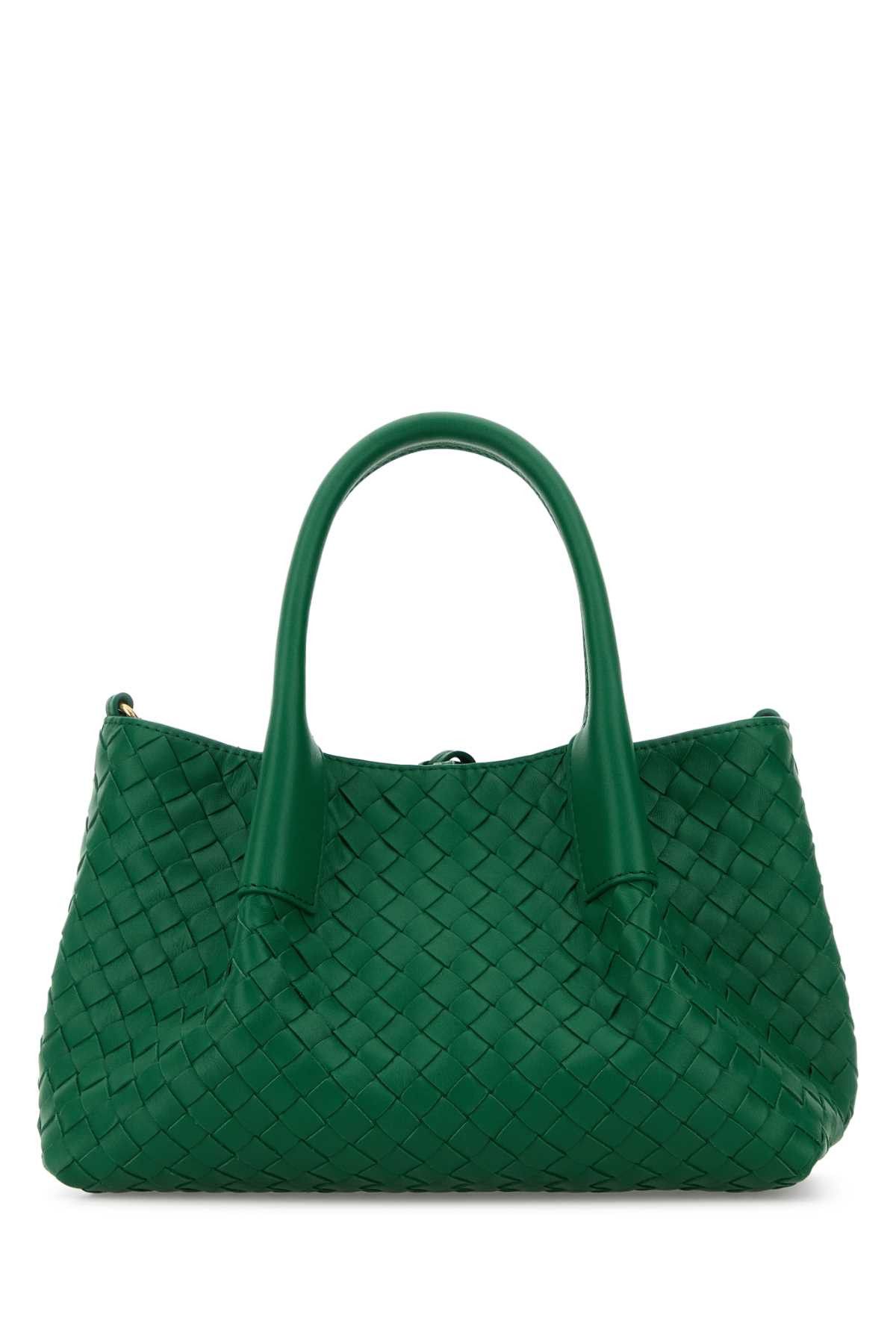 Bottega Veneta Green Leather Small Pinacoteca Shopping Bag Size ONE SIZE - 1 Thumbnail