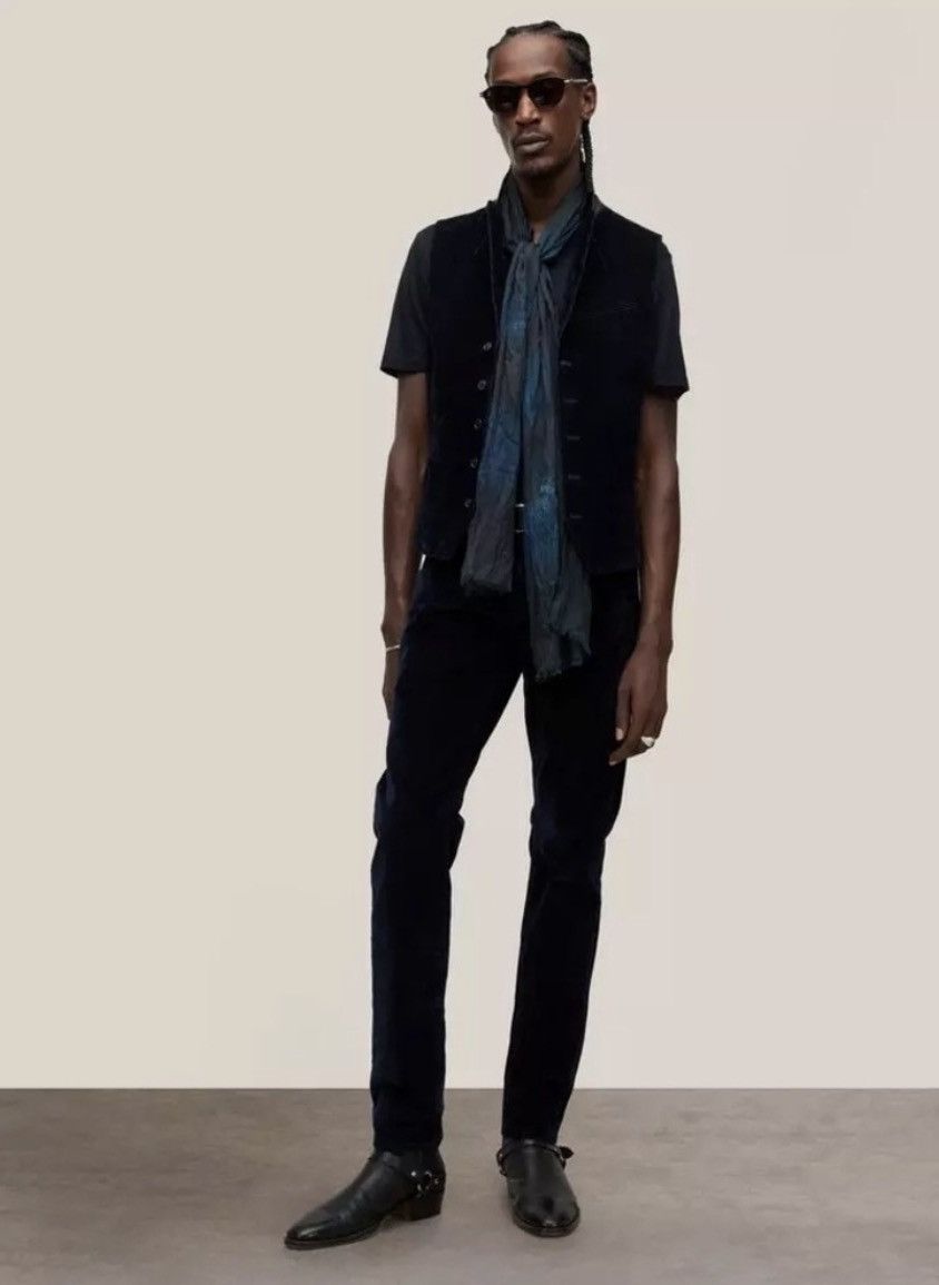 John Varvatos Woodward crushed velvet Vest EU 52 USA 42 Size US L / EU 52-54 / 3 - 4 Thumbnail