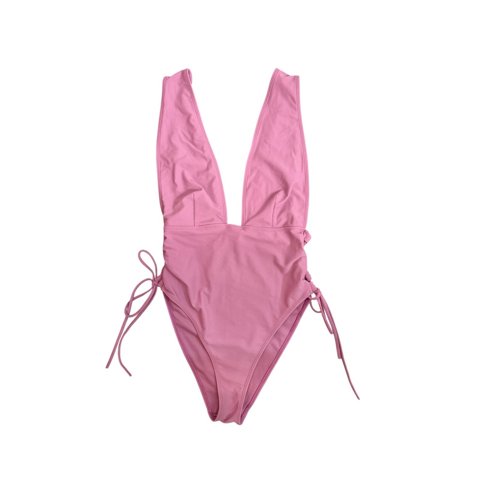 Forever 21 Forever 21 Women Lilac Deep Plunge One Piece Swimsuit Medium Size M / US 6-8 / IT 42-44 - 1 Thumbnail