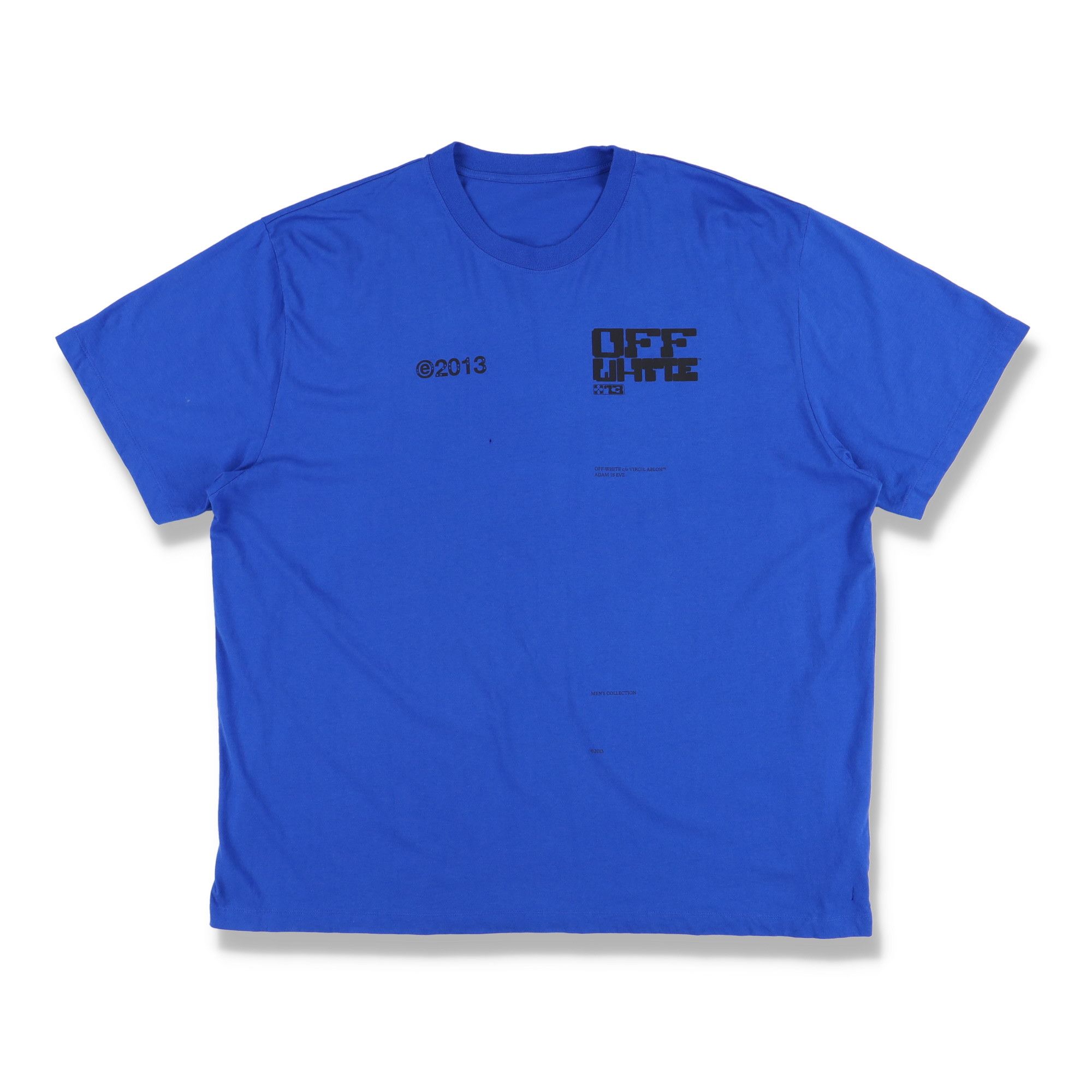 Off-White Blue Tech Marker Arrows Logo Oversized T-Shirt Size US S / EU 44-46 / 1 - 6 Thumbnail