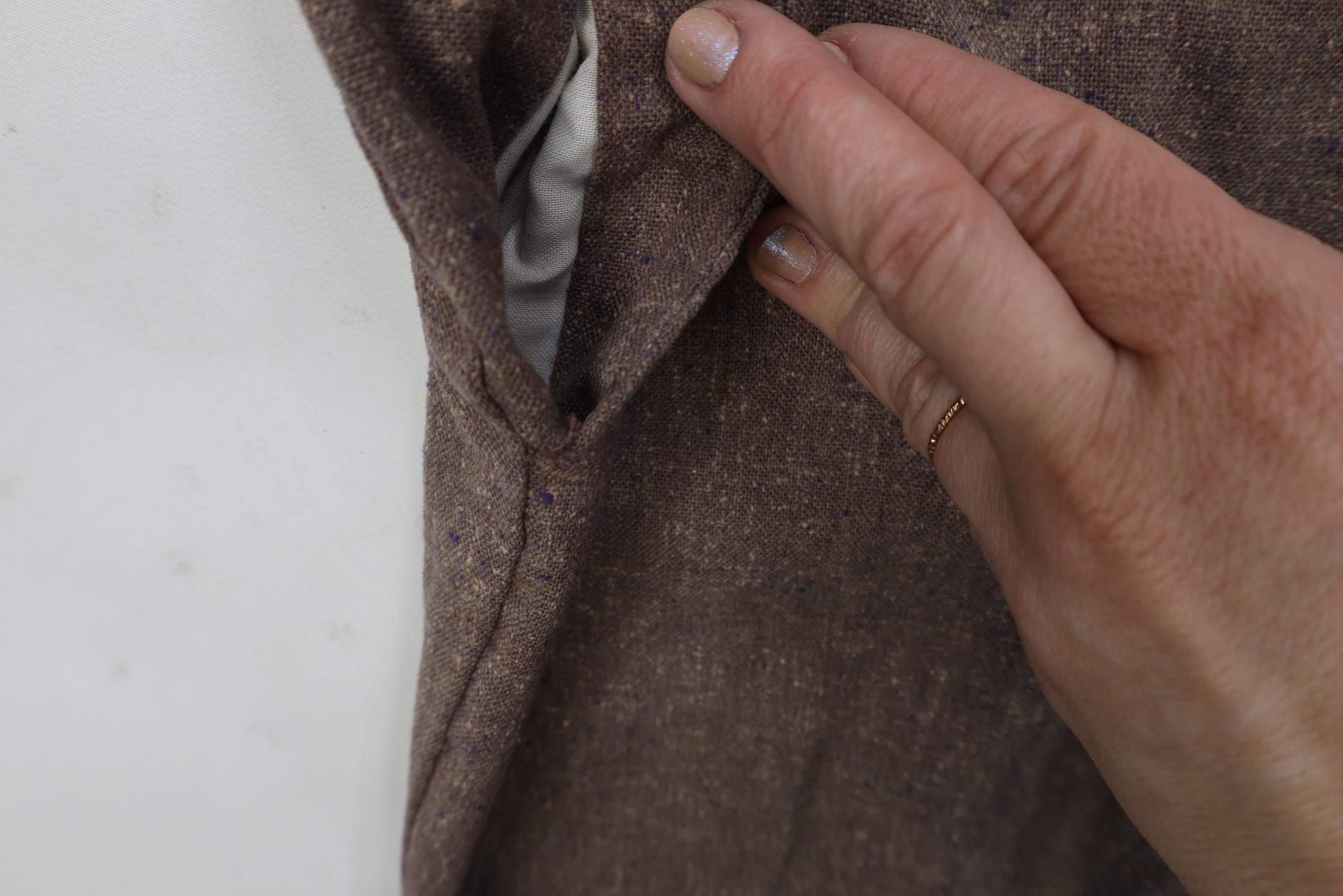 Vintage Vintage 70s Streetwear Wool Blend Knit Wide Leg Chino Pants Size US 29 - 9 Thumbnail