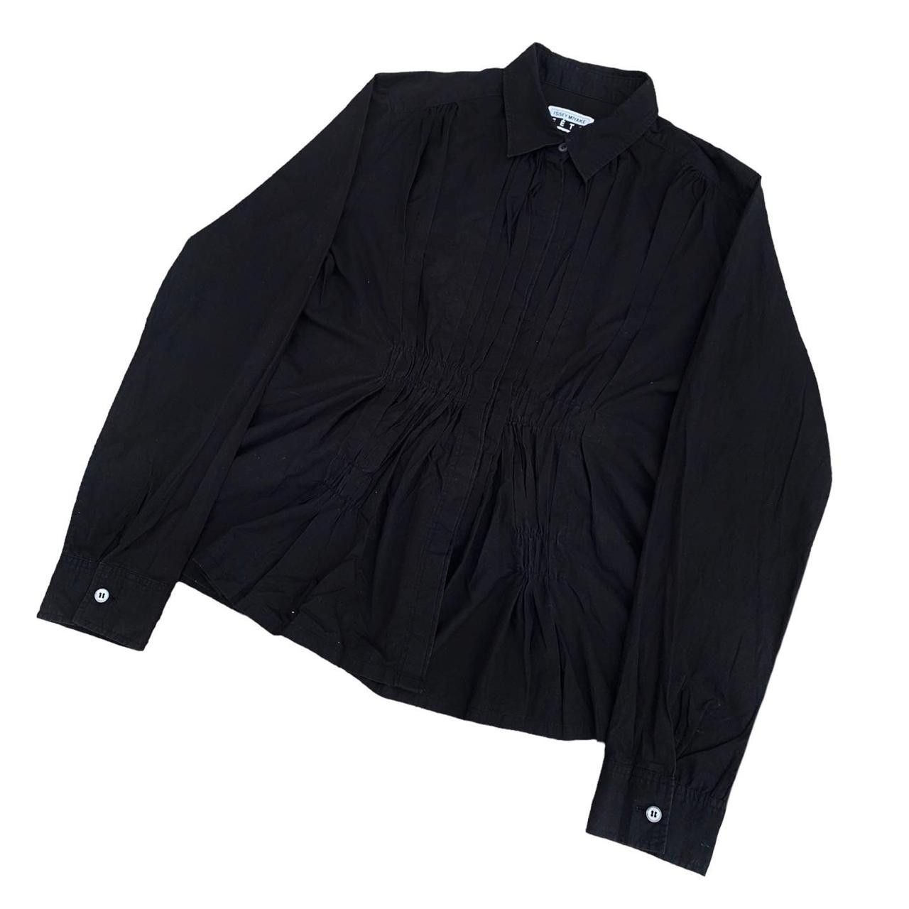 Issey Miyake 💥Vintage Issey Miyake FETE Pleated Button Up Shirt Size XS / US 0-2 / IT 36-38 - 3 Thumbnail
