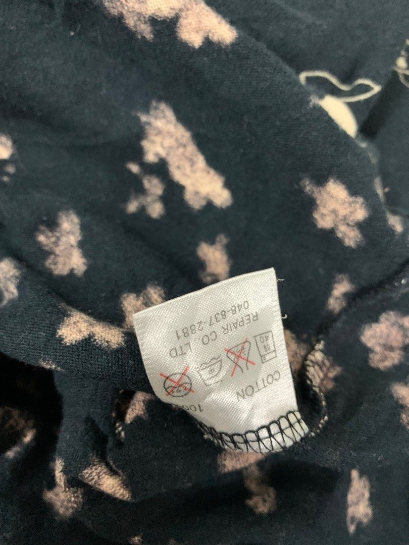 Japanese Brand Sukajan Black White Overprint Shirt Size US M / EU 48-50 / 2 - 6 Thumbnail