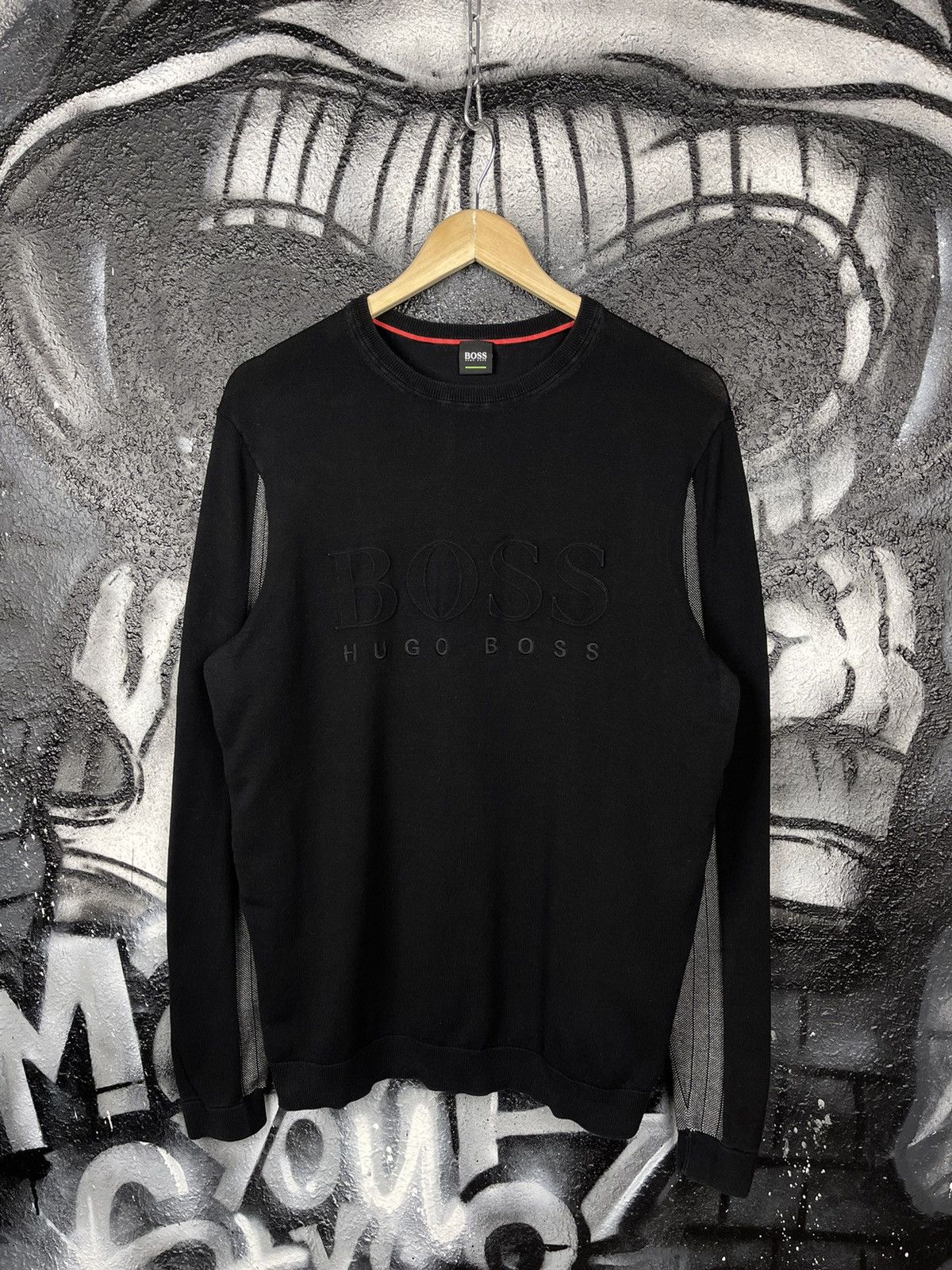 Hugo Boss Hugo Boss Textured Logo Sweater Men’s Size M Size US M / EU 48-50 / 2 - 2 Thumbnail