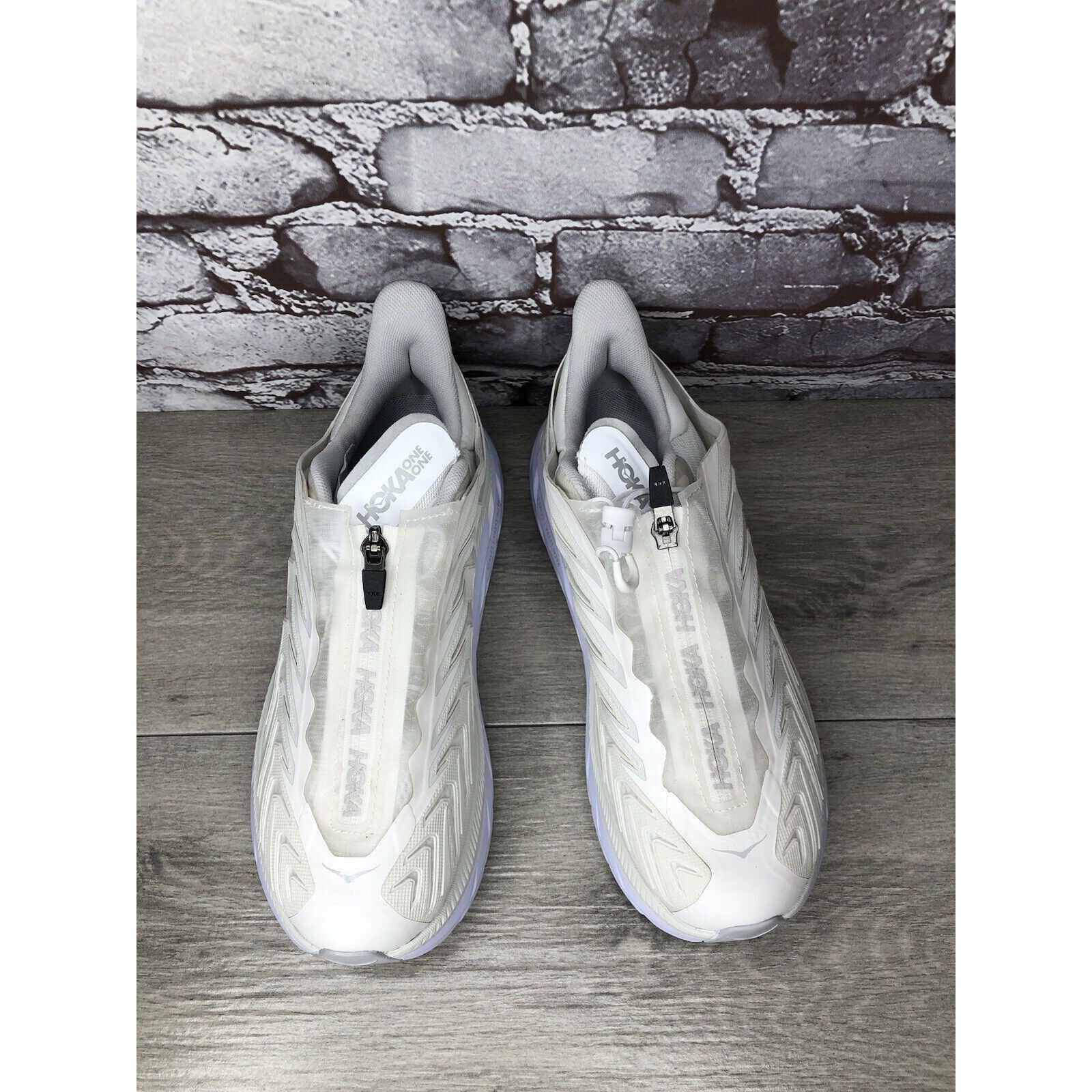 Hoka HOKA Project Clifton Blanc de Blanc Lunar Rock White Mesh Ce Size US 9 / IT 39 - 10 Thumbnail