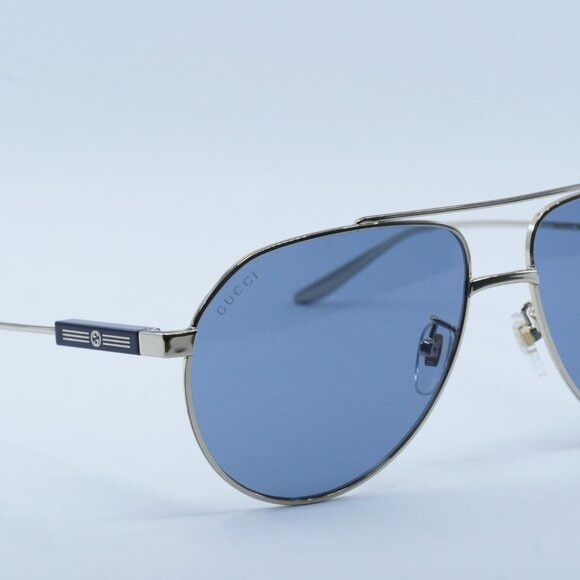 Gucci Gucci GG1311S 003 Sunglasses Gold Aviator Frame, Grey Lenses Size ONE SIZE - 7 Thumbnail