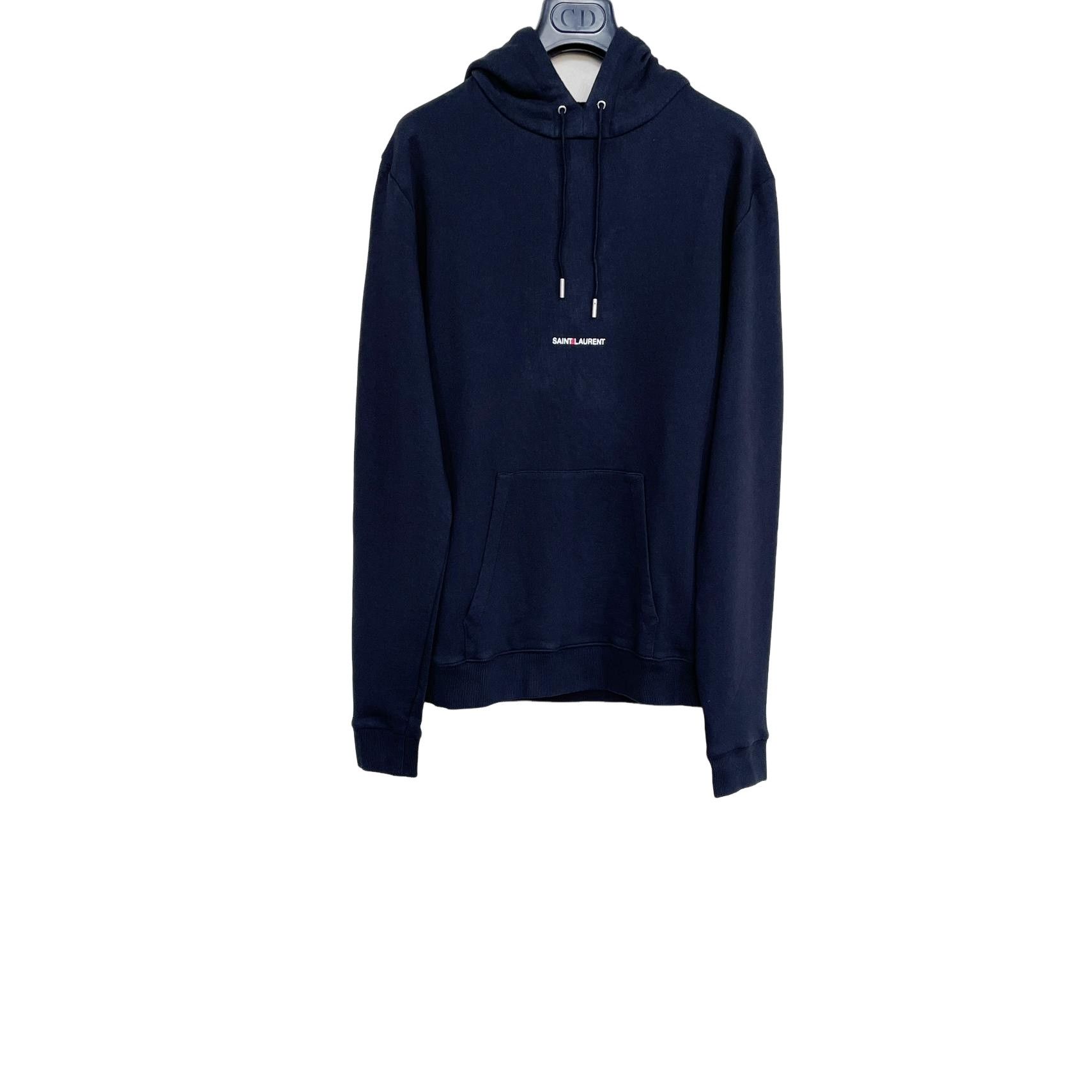 Saint Laurent Paris Black Saint Laurent Logo Hoodie | Grailed