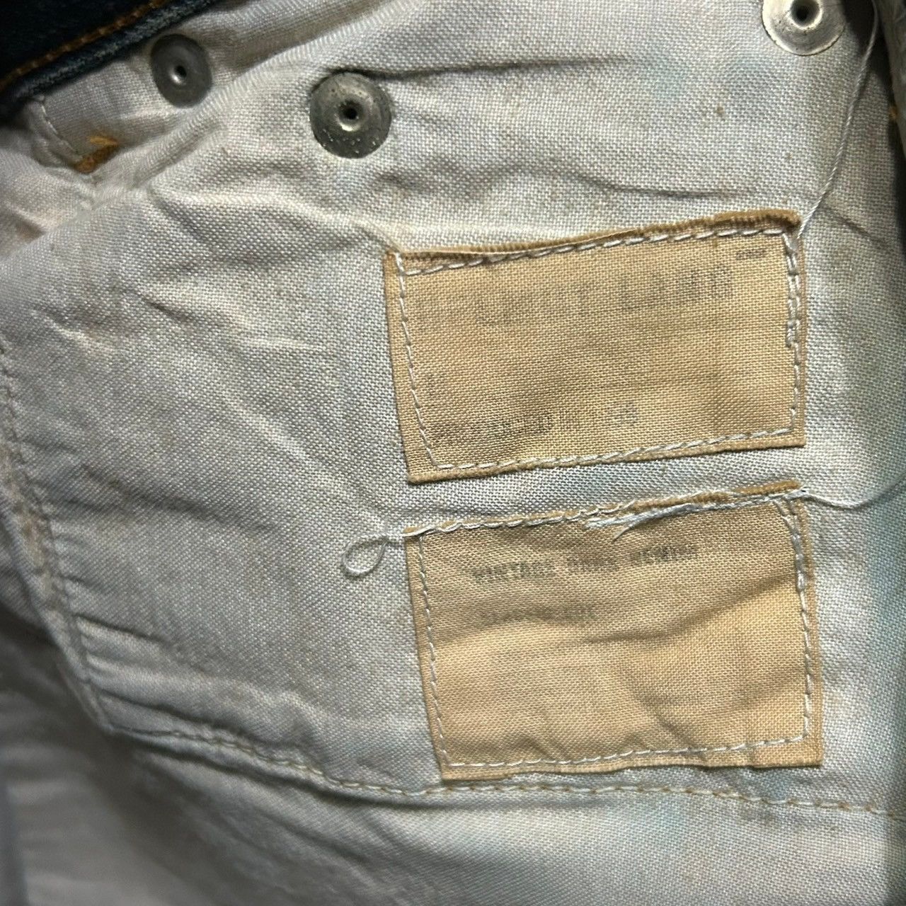 Helmut Lang Helmut Lang 1998 OG Paint Denim Jeans Size US 30 / EU 46 - 4 Thumbnail