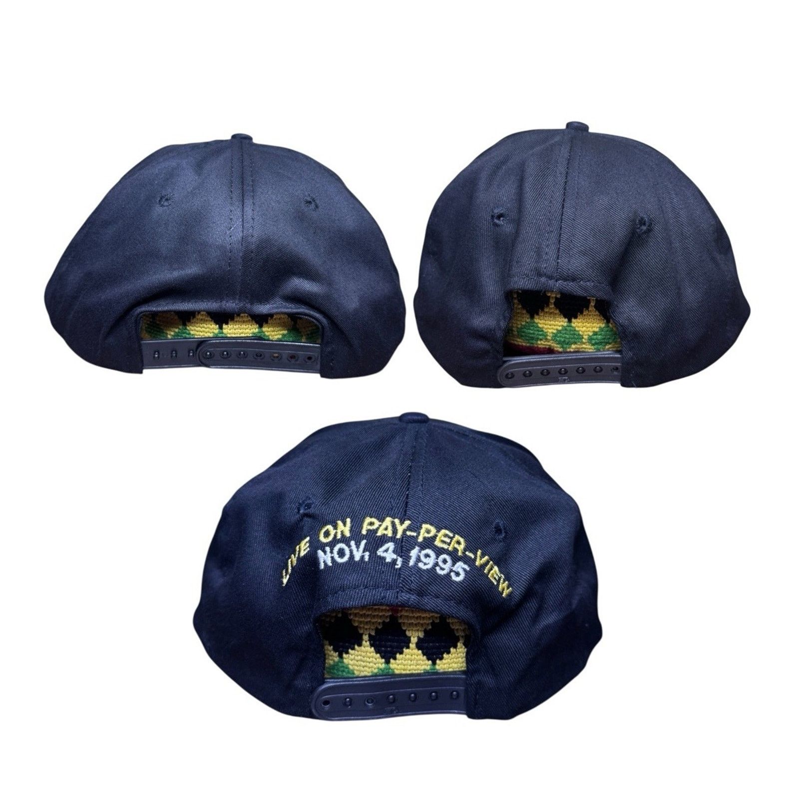Other Mike Tyson V McNeeley / Bowe HOLYFIELD / Holmes 90s Hat lot Size ONE SIZE - 2 Thumbnail