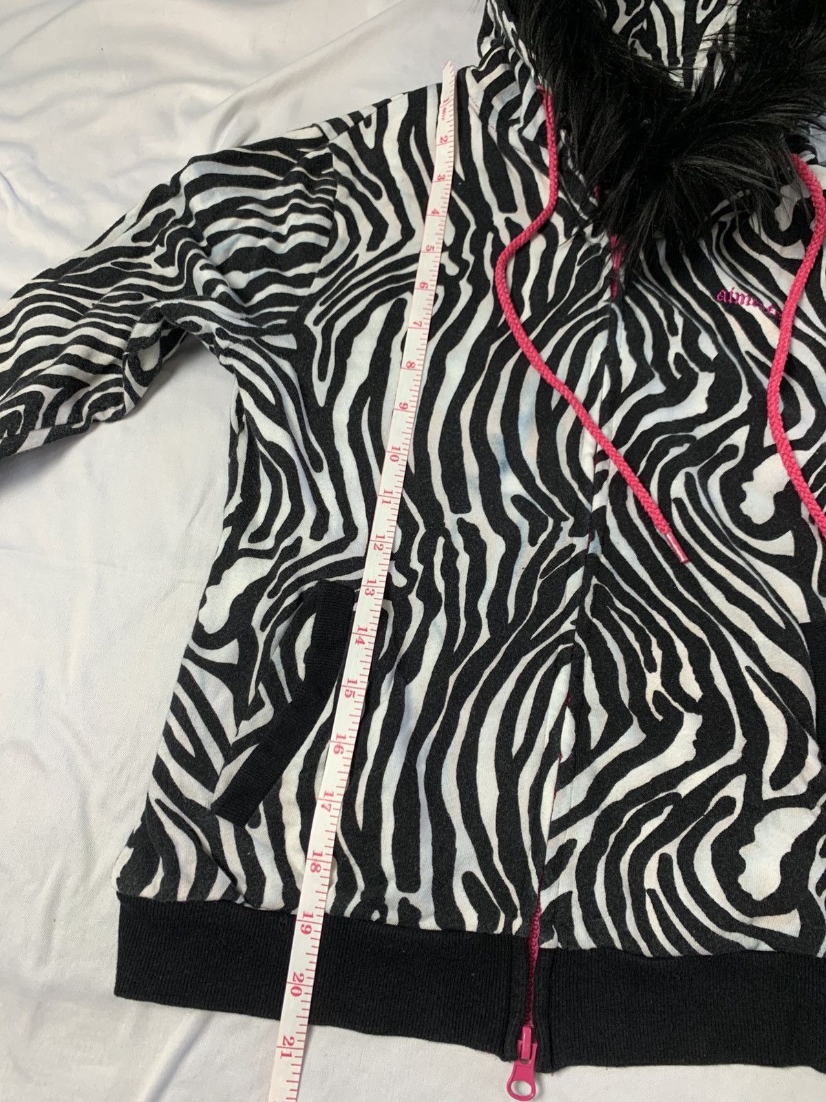 Hysteric Glamour Fur hoodie zebra y2k aimerfeel punk grunge Size US S / EU 44-46 / 1 - 7 Thumbnail