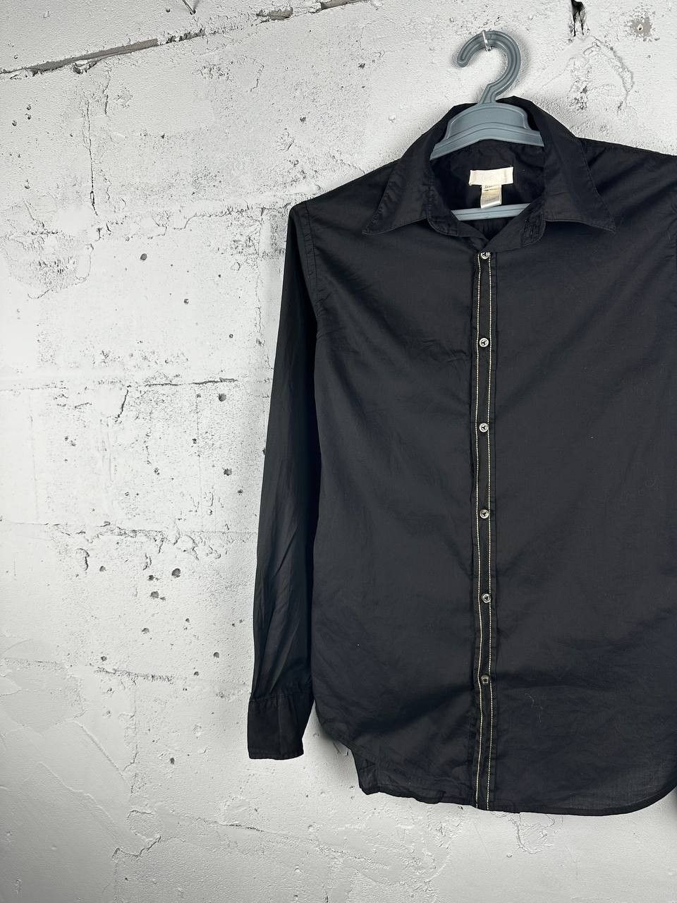 Diesel × Vintage Vintage Diesel Black button up Logo y2k shirt Size US M / EU 48-50 / 2 - 3 Thumbnail