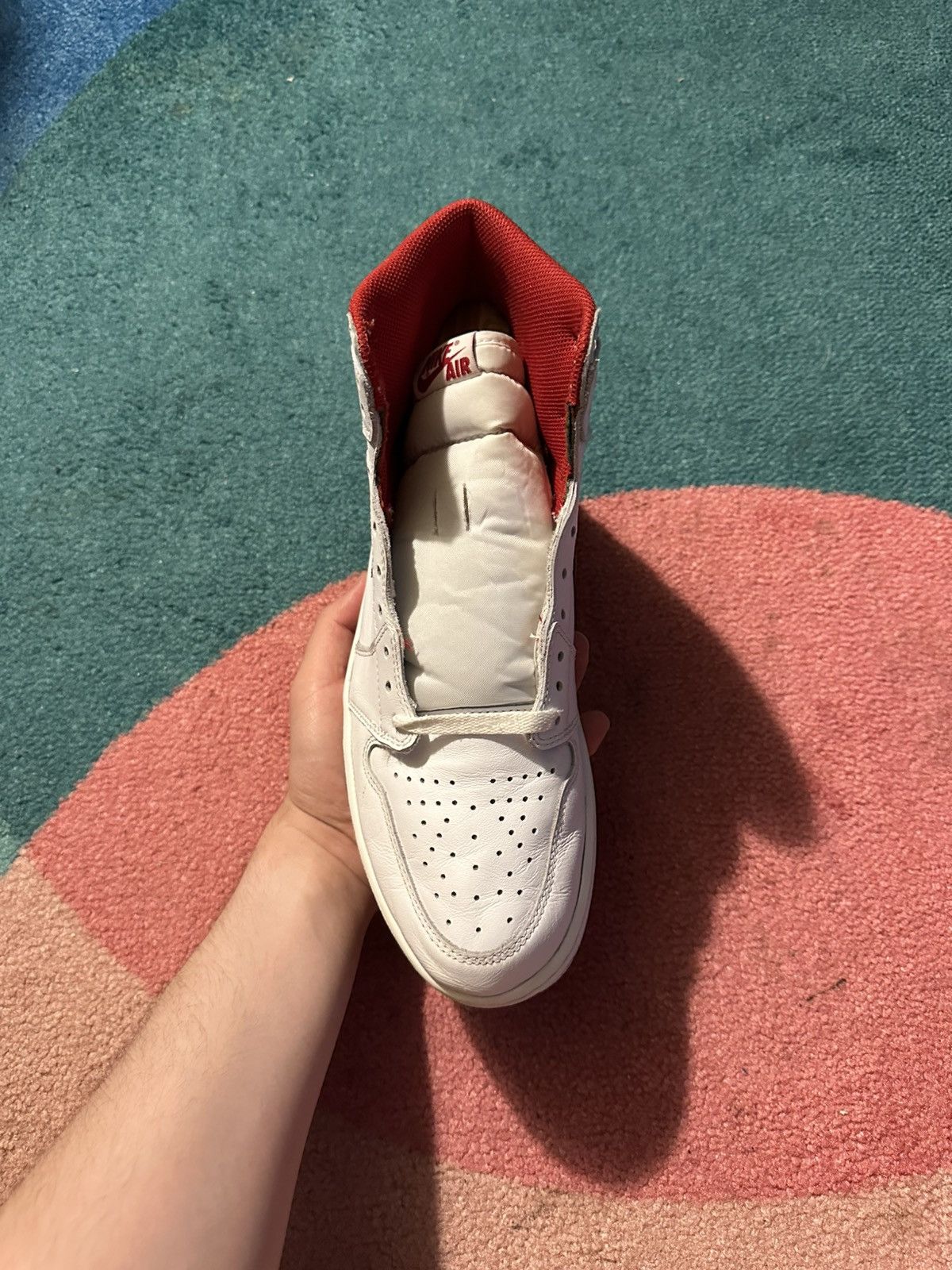 Jordan Brand Air Jordan 1 Retro Metallic Red (2017) Size US 11.5 / EU 44-45 - 3 Thumbnail