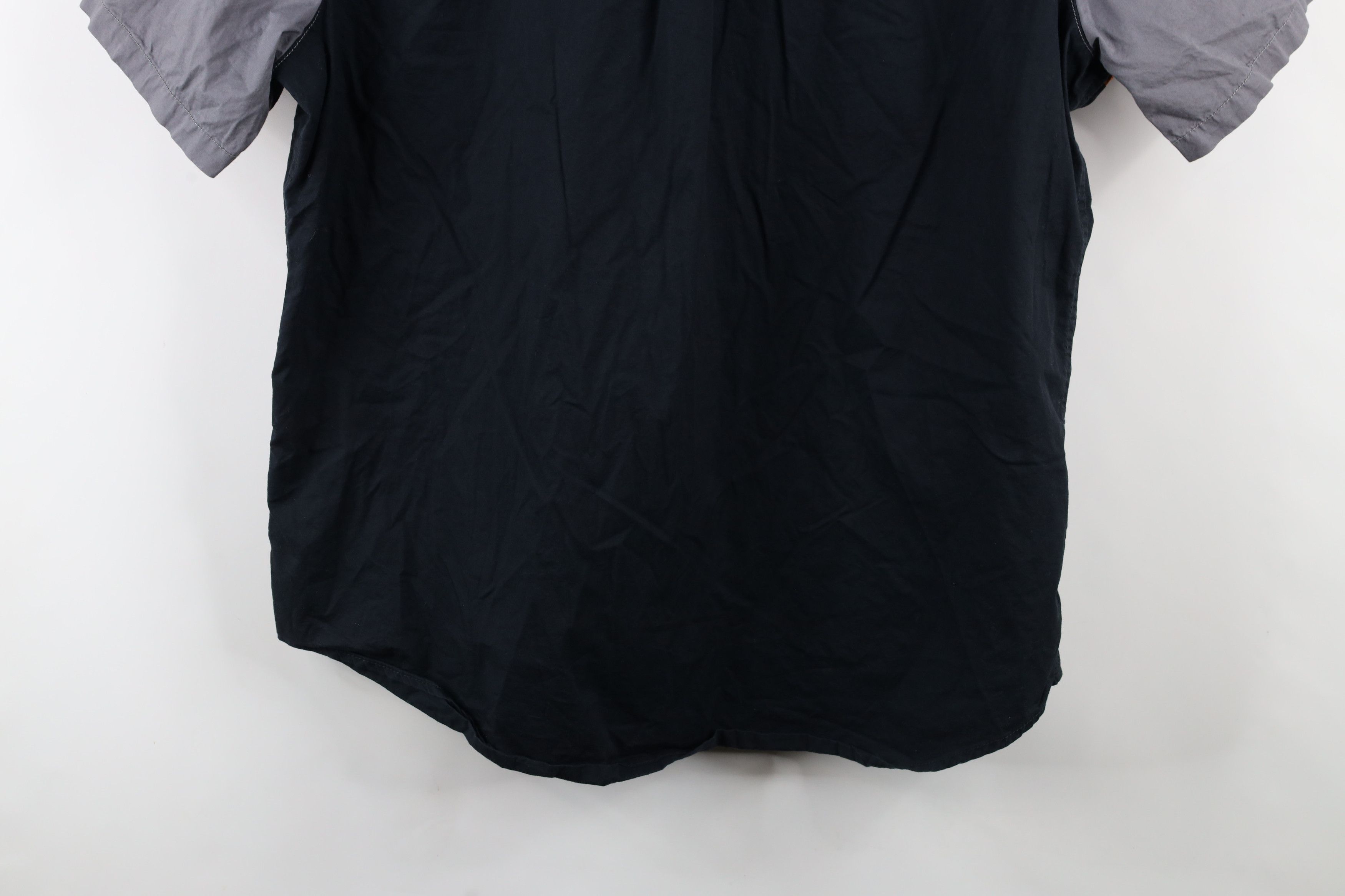 Harley Davidson × Vintage Vintage Harley Davidson Spell Out Work Mechanic Button Shirt Size US XL / EU 56 / 4 - 11 Thumbnail