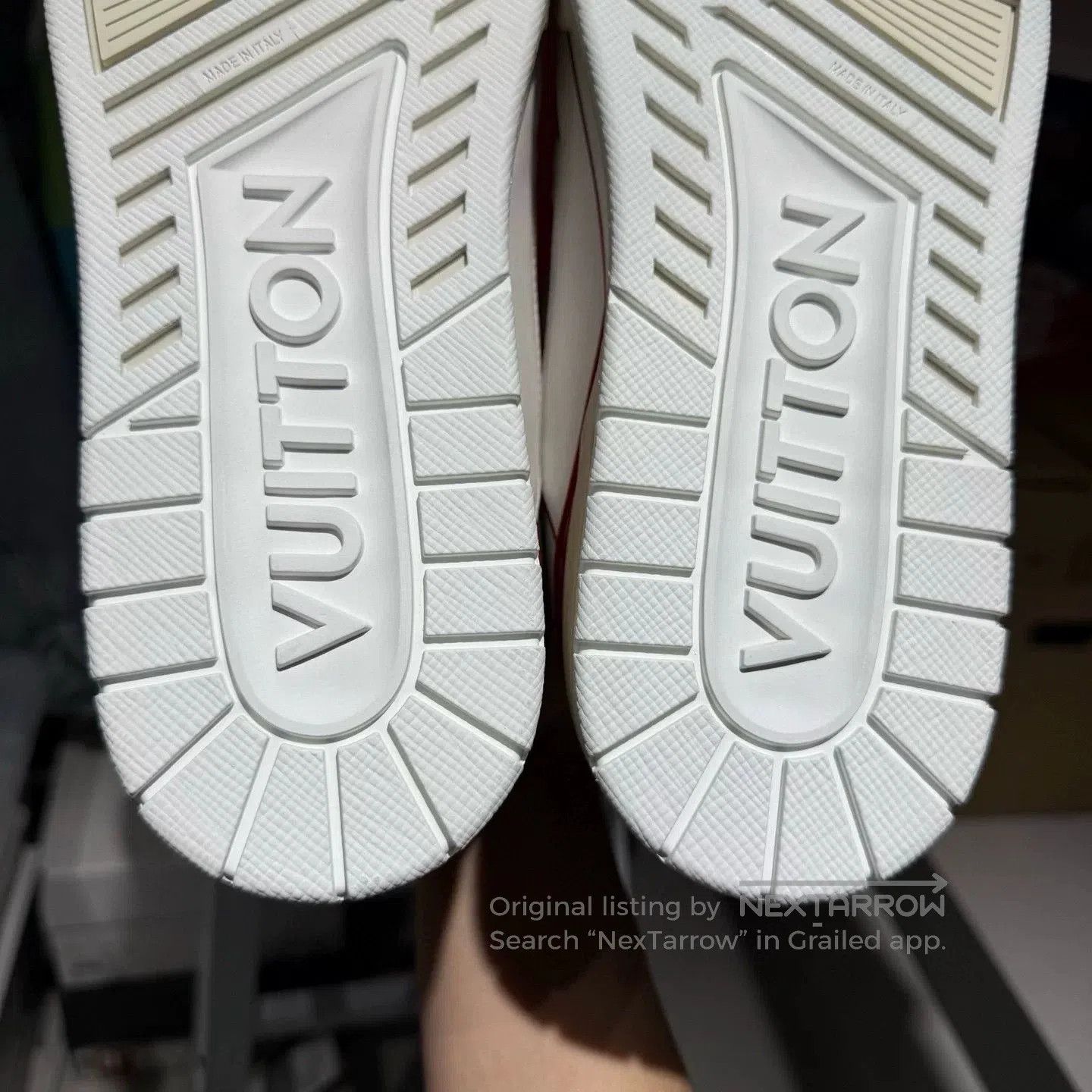 Louis Vuitton Louis Vuitton LV Trainer Red White. Size US 10 / EU 43 - 7 Thumbnail