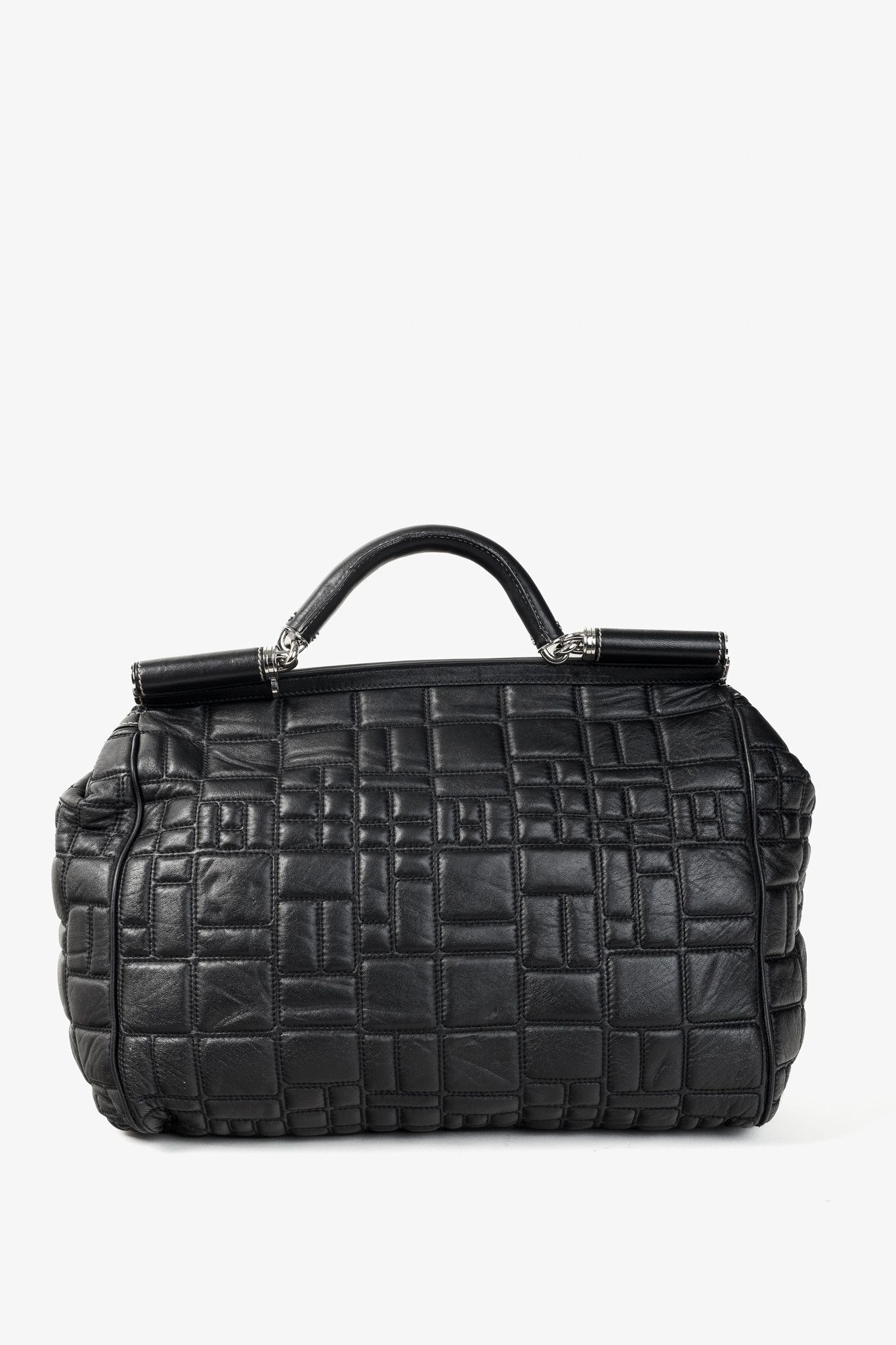 Dolce & Gabbana Dolce & Gabbana Miss Sicily Quilted-Leather Shoulder Bag Size ONE SIZE - 4 Thumbnail