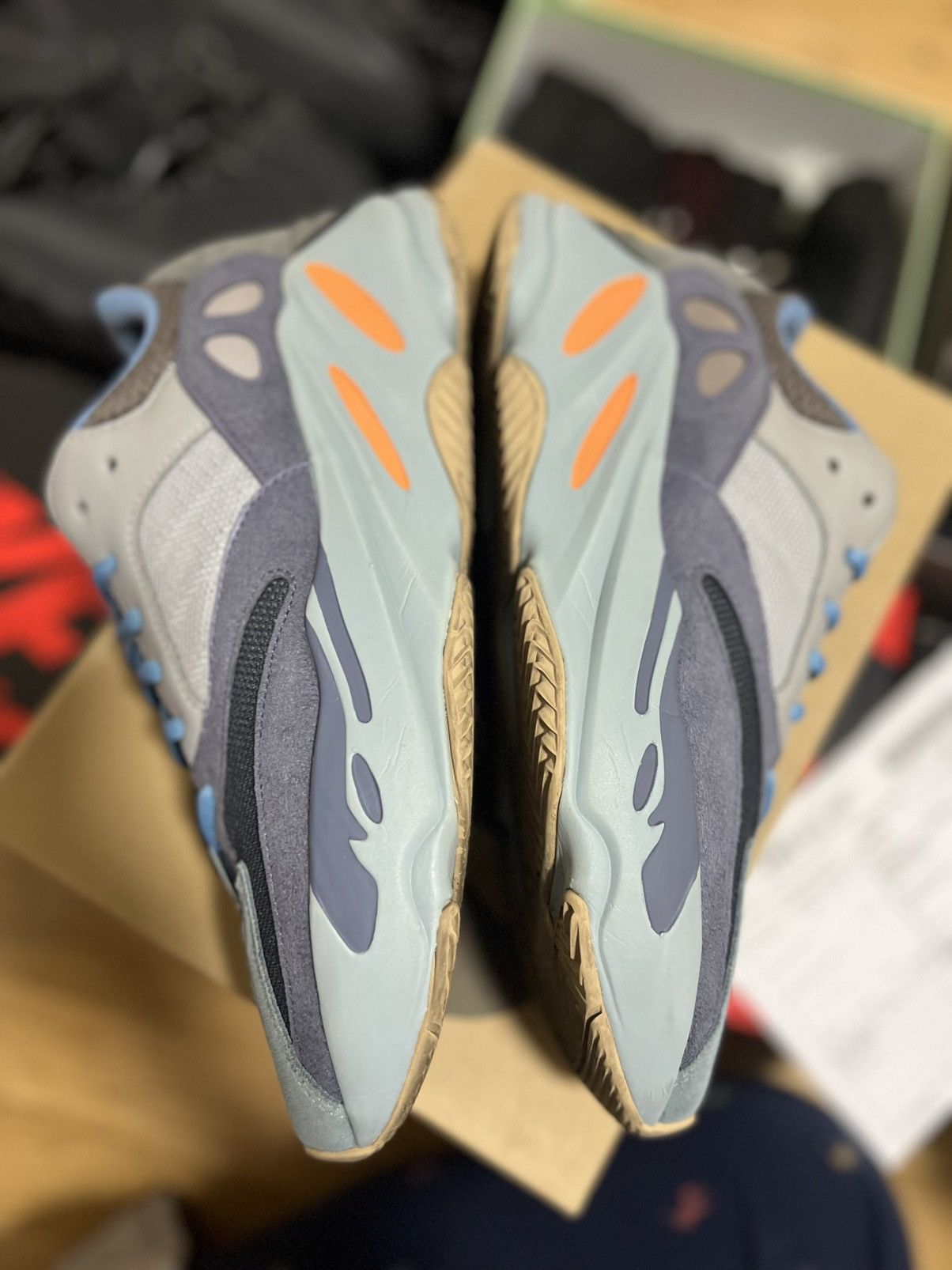 adidas gazelle silver green womens Adidas Yeezy Boost 700 Inertia Size 10 Preowned  Hype World