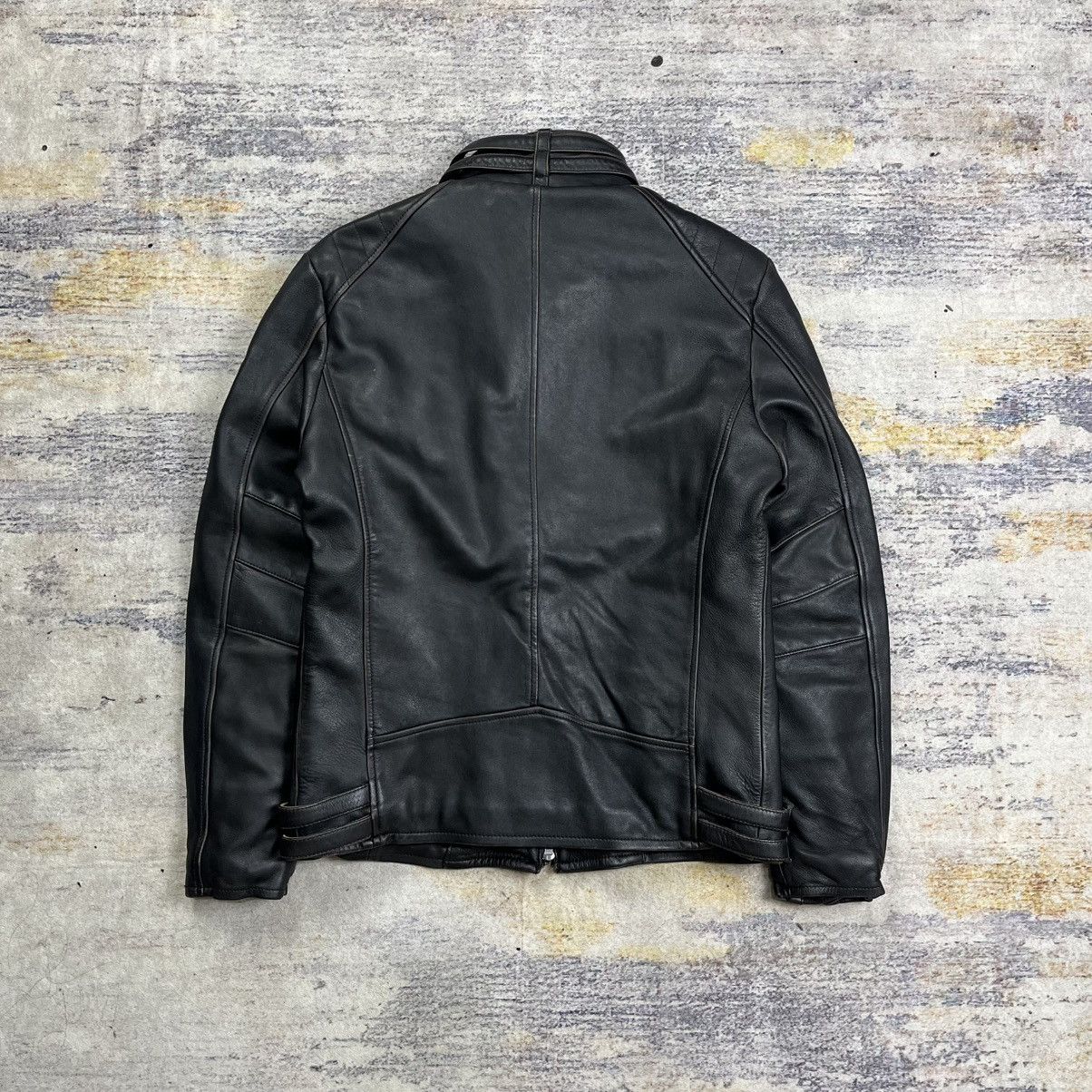 Tornado Mart Tornado mart riders leather jacket double zipper Size US L / EU 52-54 / 3 - 2 Thumbnail