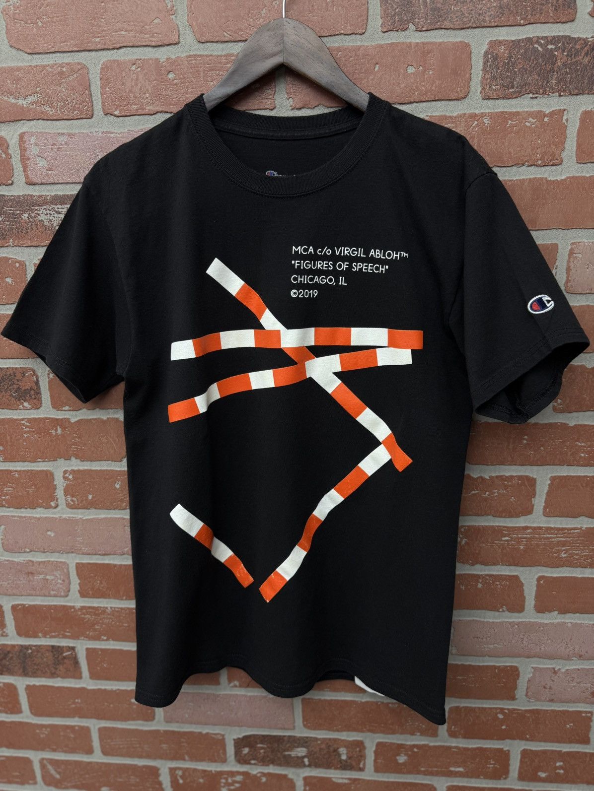 Off-White Off White Champion Tee Shirt Virgil Abloh Size M Size US M / EU 48-50 / 2 - 3 Thumbnail