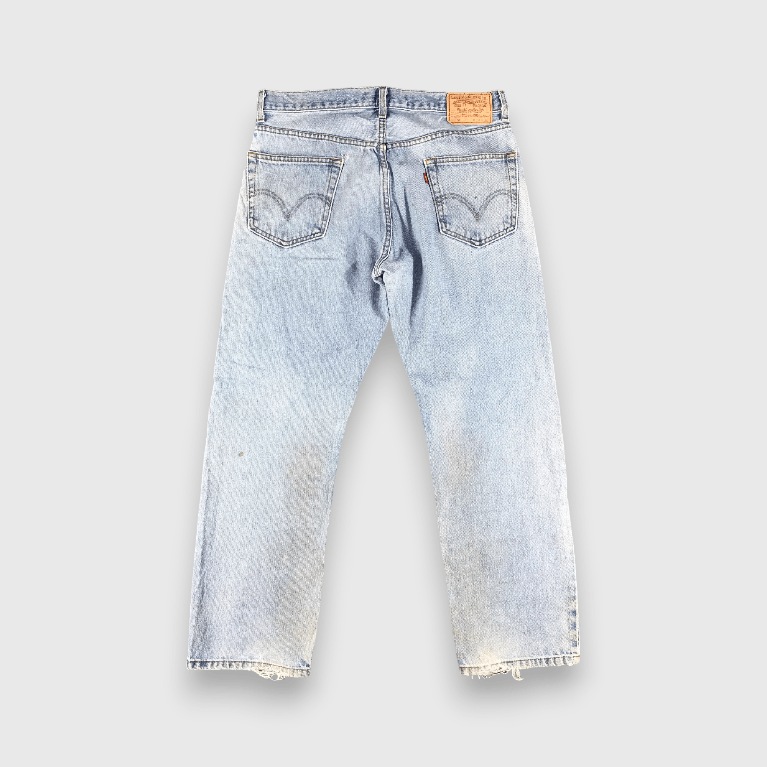 Levi's Vintage Blue Wash Levis 505 Jeans-J2443 Size US 35 - 2 Thumbnail