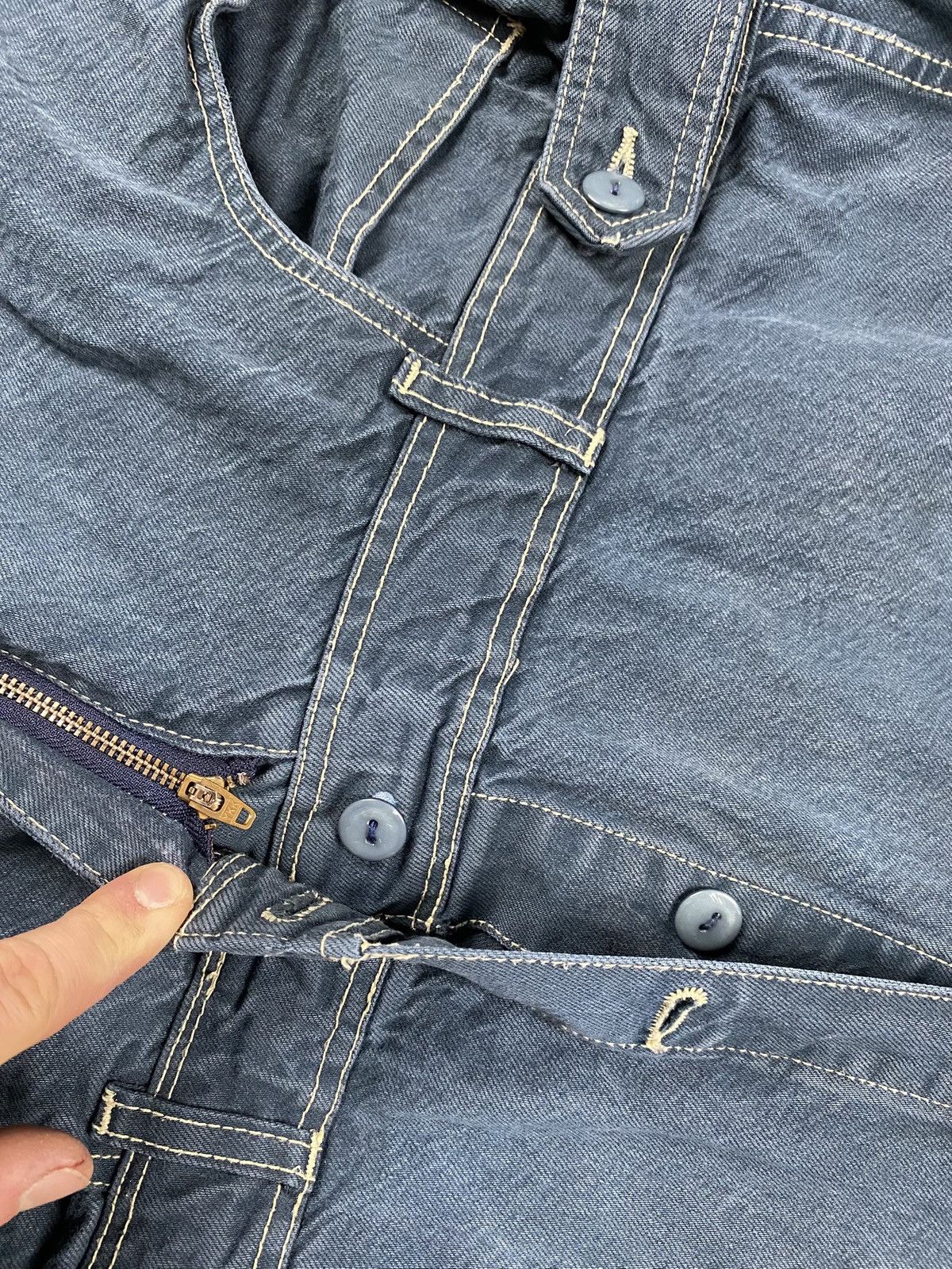 Brooklyn Mint Brooklyn mint jumpsuit denim jeans biggie hip hop navy Size US 38 / EU 54 - 4 Thumbnail