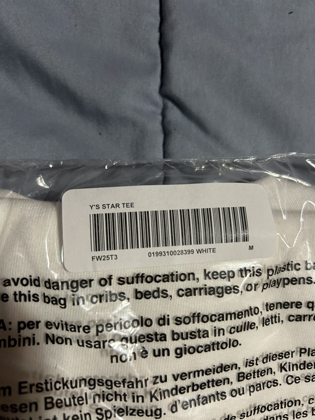 Supreme × Yohji Yamamoto Supreme White Yohji Yamamoto Star T-Shirt Size US M / EU 48-50 / 2 - 3 Thumbnail
