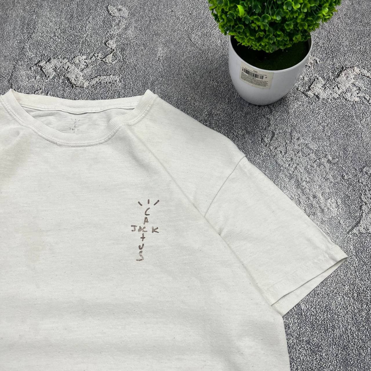 Travis Scott Vintage White Travis Scott Cactus Jack T-Shirt Size M Size US M / EU 48-50 / 2 - 7 Thumbnail