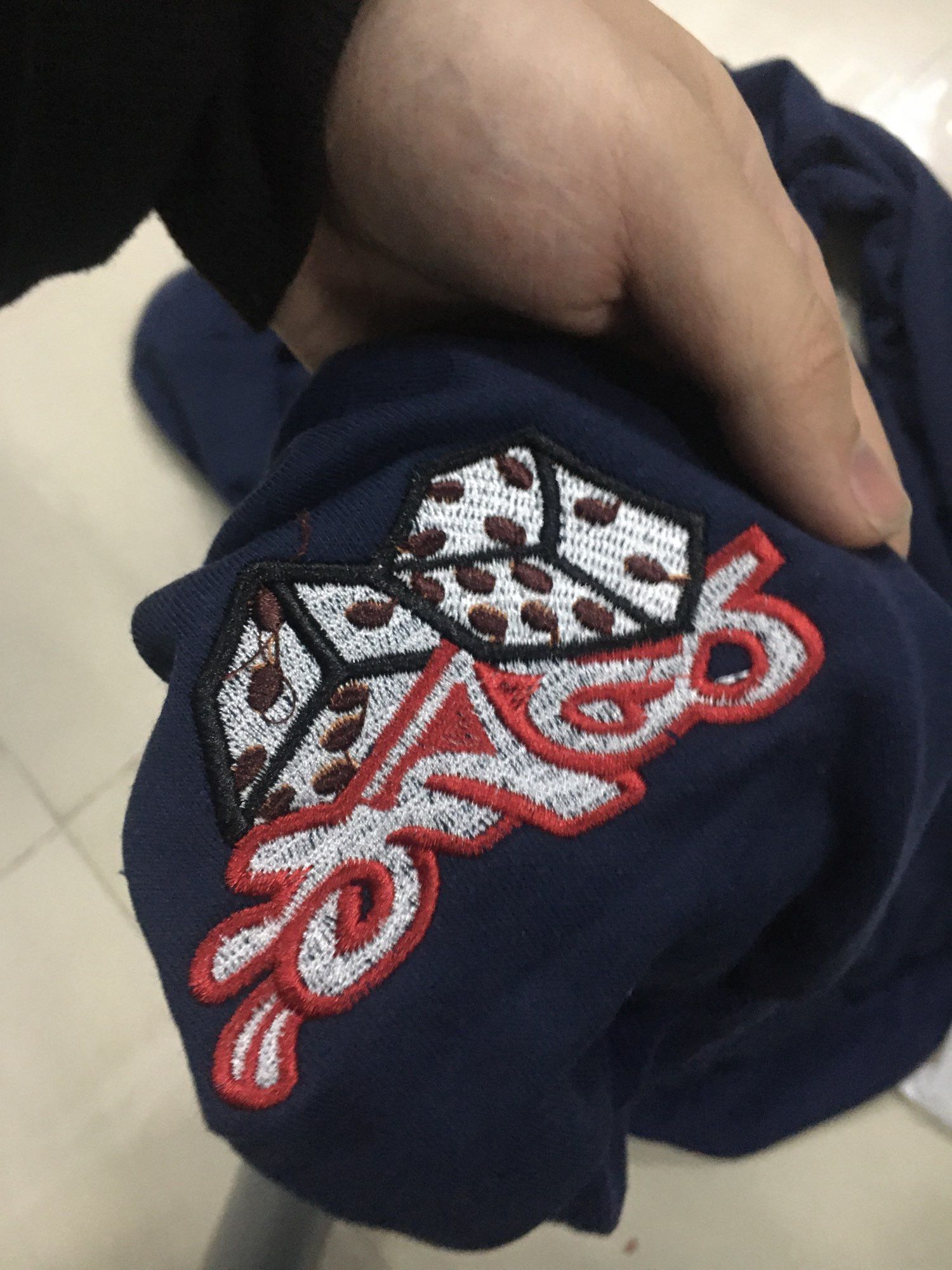 Japanese Brand × Vintage Dice Embroidered Zip Hoodie Size US S / EU 44-46 / 1 - 3 Thumbnail