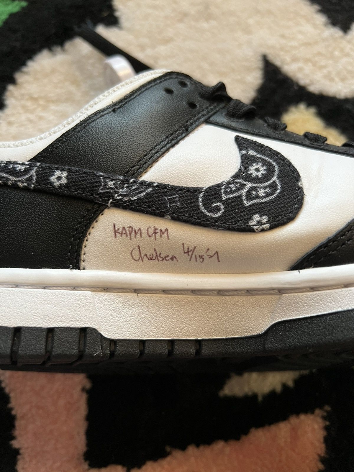 Nike SAMPLE paisley dunk sz7 women’s Size US 7 / IT 37 - 3 Thumbnail