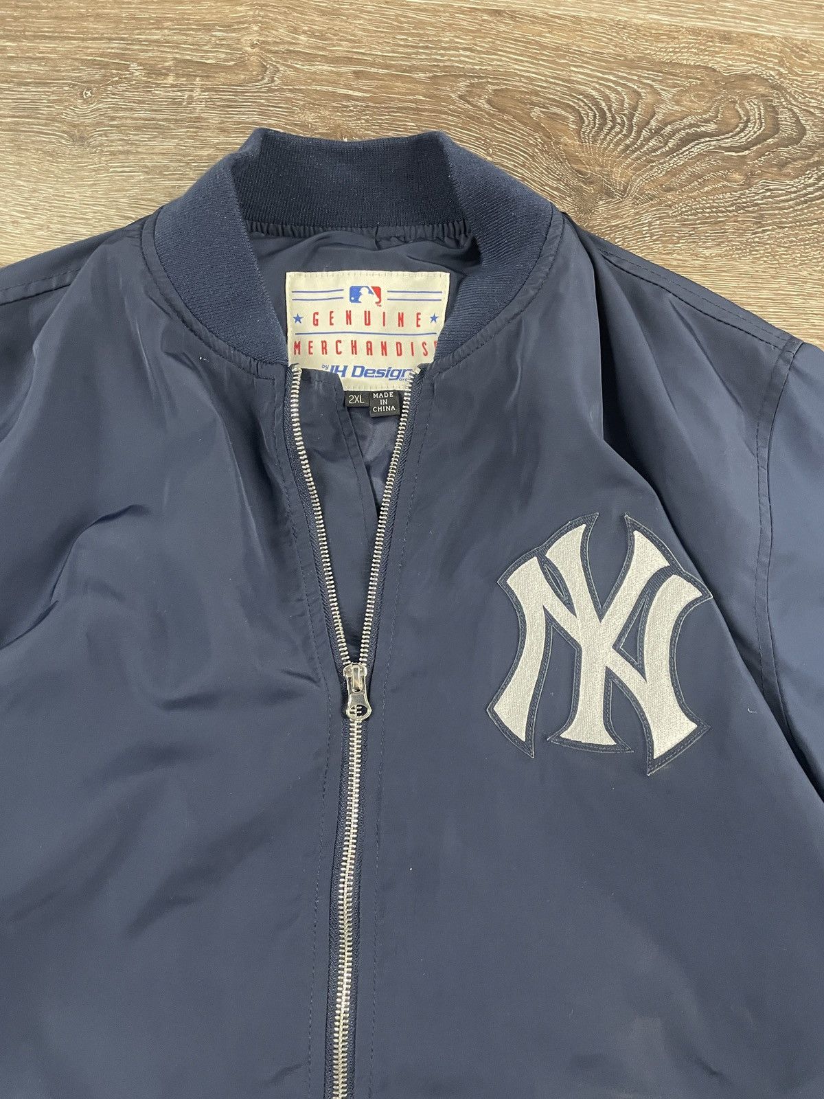 JH Design Vintage 90s New York Yankees Bomber Size US XL / EU 56 / 4 - 3 Thumbnail