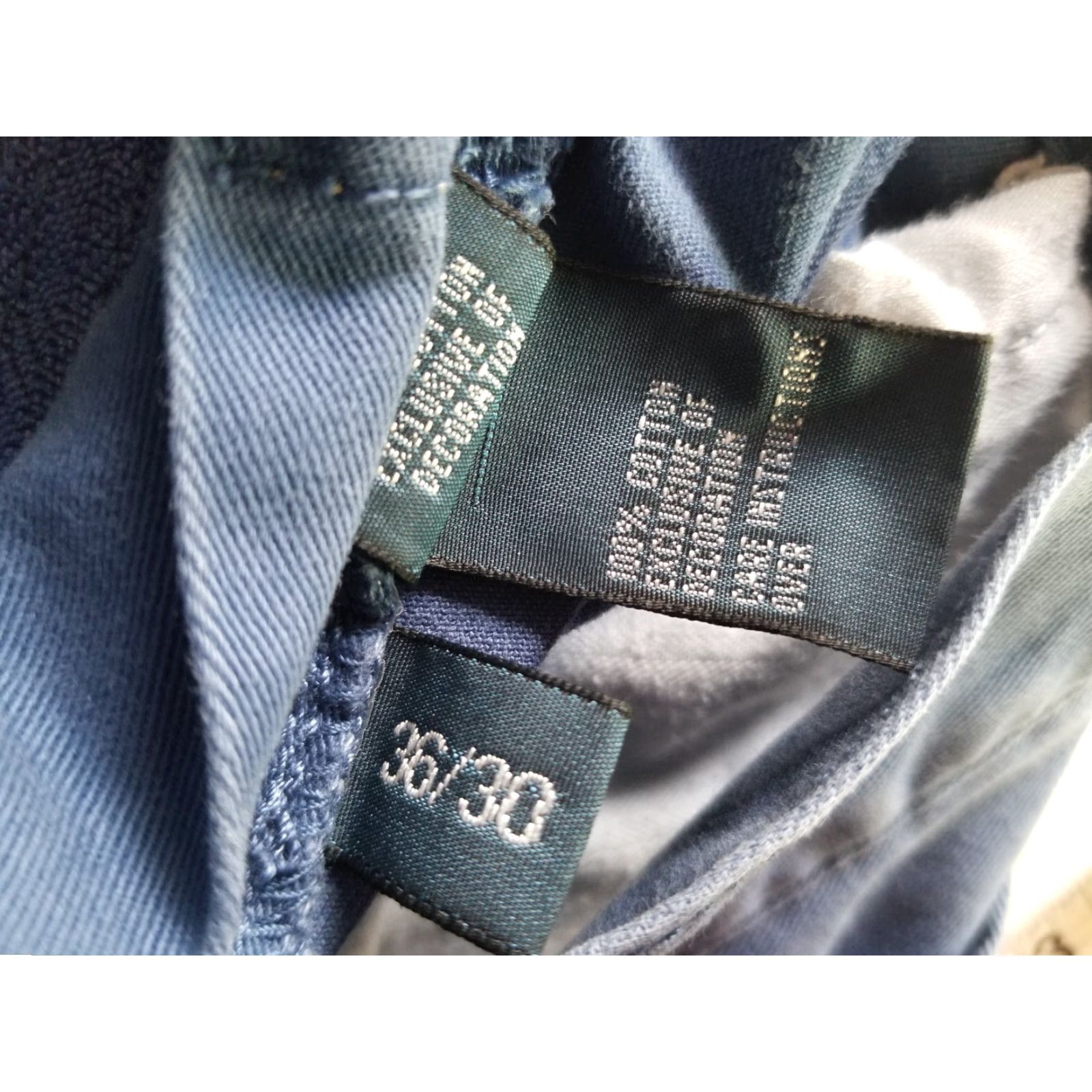 Polo Ralph Lauren VINTAGE Polo Ralph Lauren Jeans Mens 36x30 Blue Straight Leg Classic Fit Y2K Jeans Size US M / EU 48-50 / 2 - 7 Thumbnail