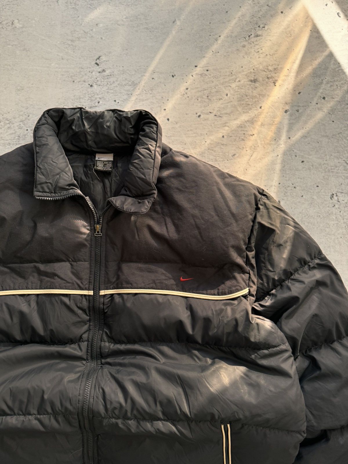 Nike × Nike ACG NIKE PUFFER DOWN BASIC LOGO OVERSIZE NYLON JACKET Size US XL / EU 56 / 4 - 3 Thumbnail