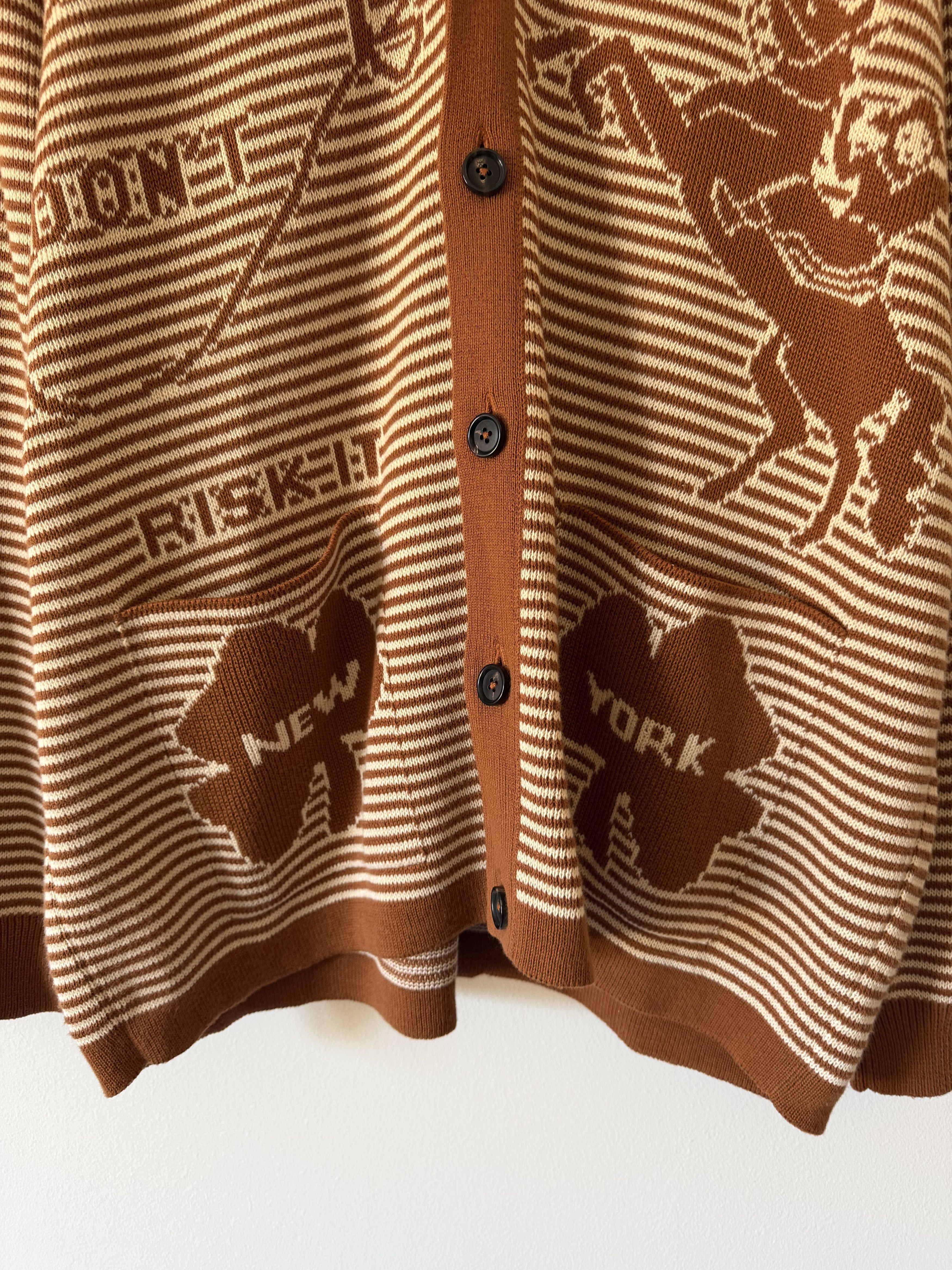 Bode Bode Buckaroo Cardigan in Brown Size US XL / EU 56 / 4 - 3 Thumbnail