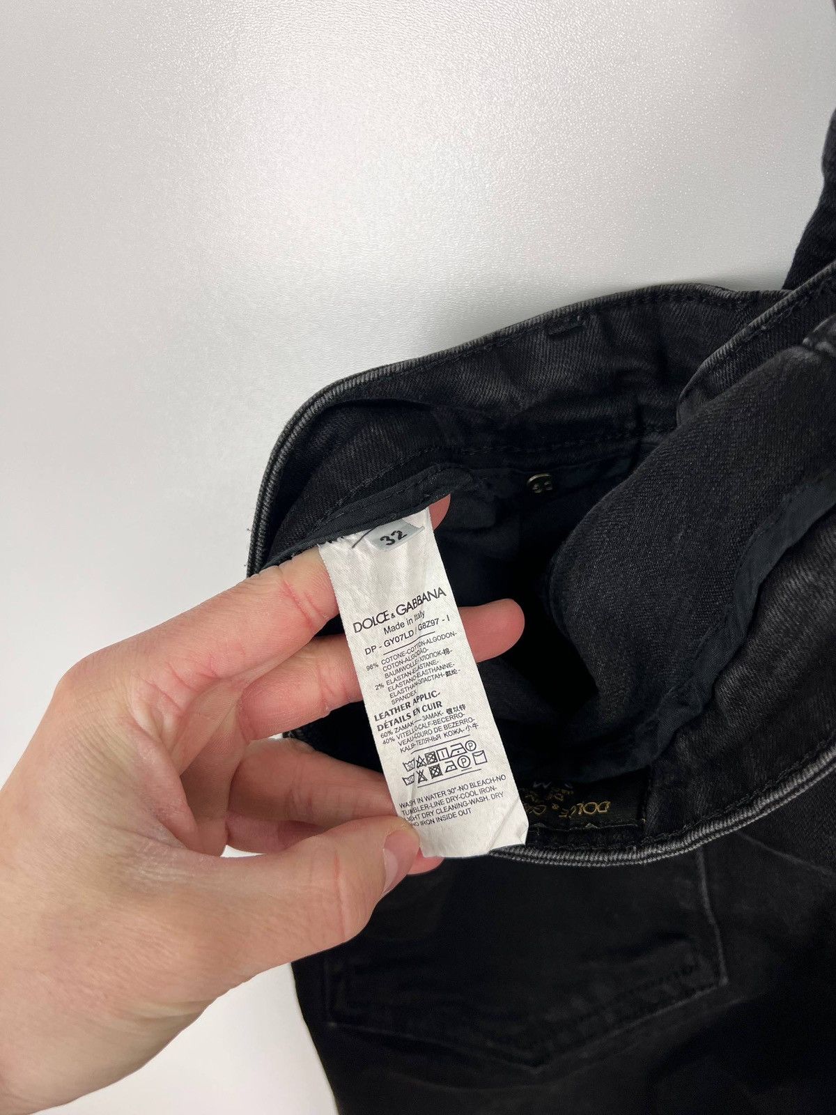 Dolce Gabbana luxury slim denim size 32