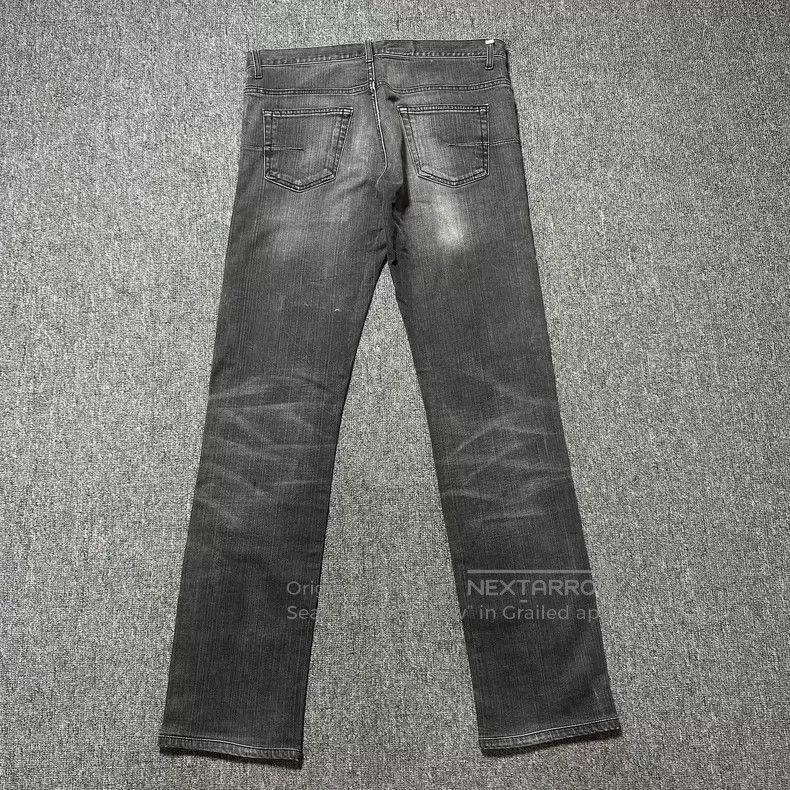Dior Dior Distressed Charcoal Black Denim Pants Size US 31 - 3 Thumbnail