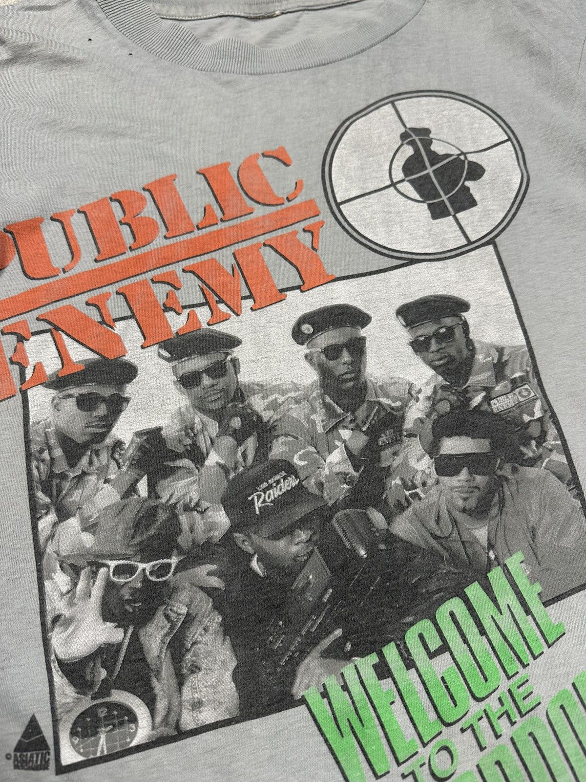 Public Enemy Vintage 90s Public Enemy Welcome to the Terrordome Grey Tee Size US M / EU 48-50 / 2 - 6 Thumbnail