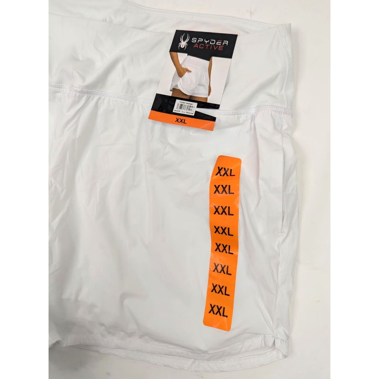 Spyder Spyder Shorts Women Size XXL White Active Running Stretch NWT 36x4 1849687 Size 40" / US 18 - 2 Thumbnail