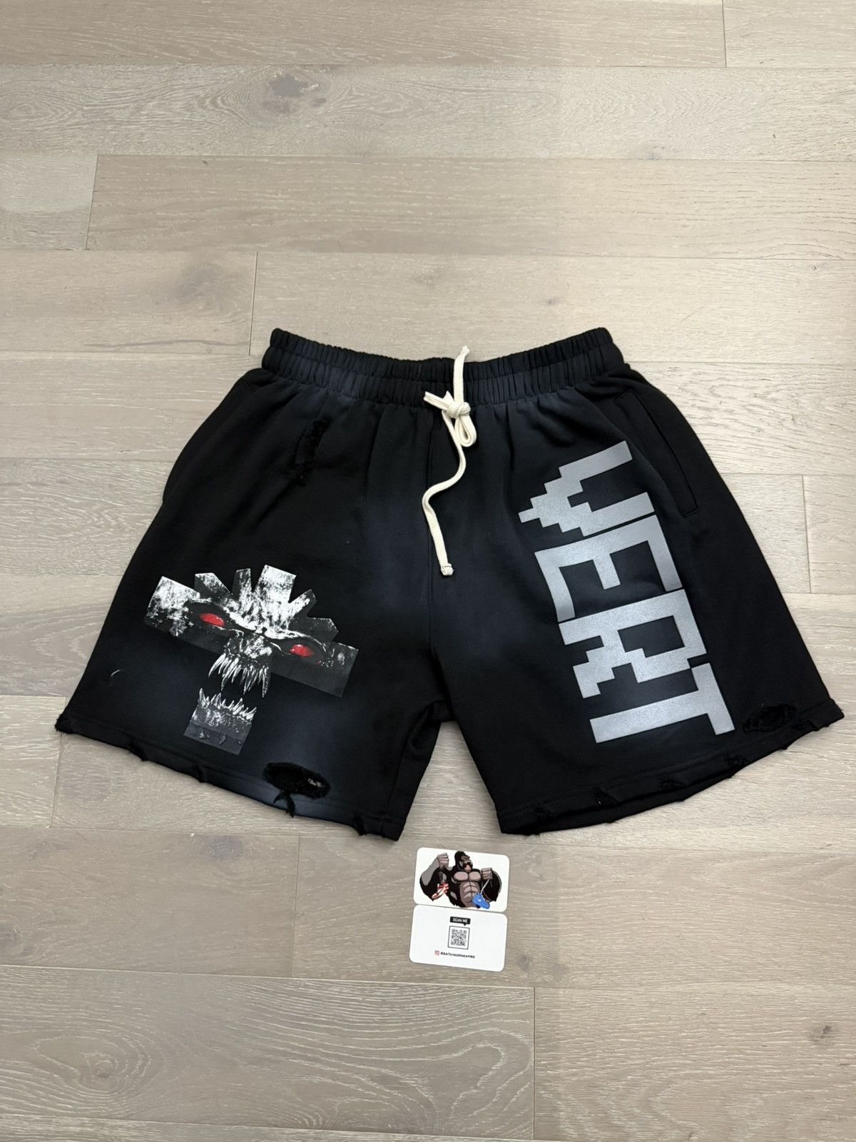 Vertabrae Vertabrae Vonster Shorts Black/Grey Size US 30 / EU 46 - 2 Thumbnail