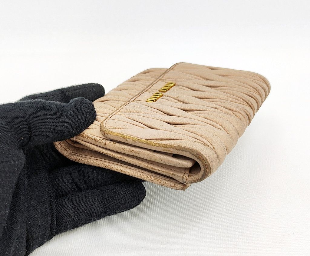 Miu Miu authentic MIU MIU Matelassé leather short wallet Size ONE SIZE - 12 Thumbnail