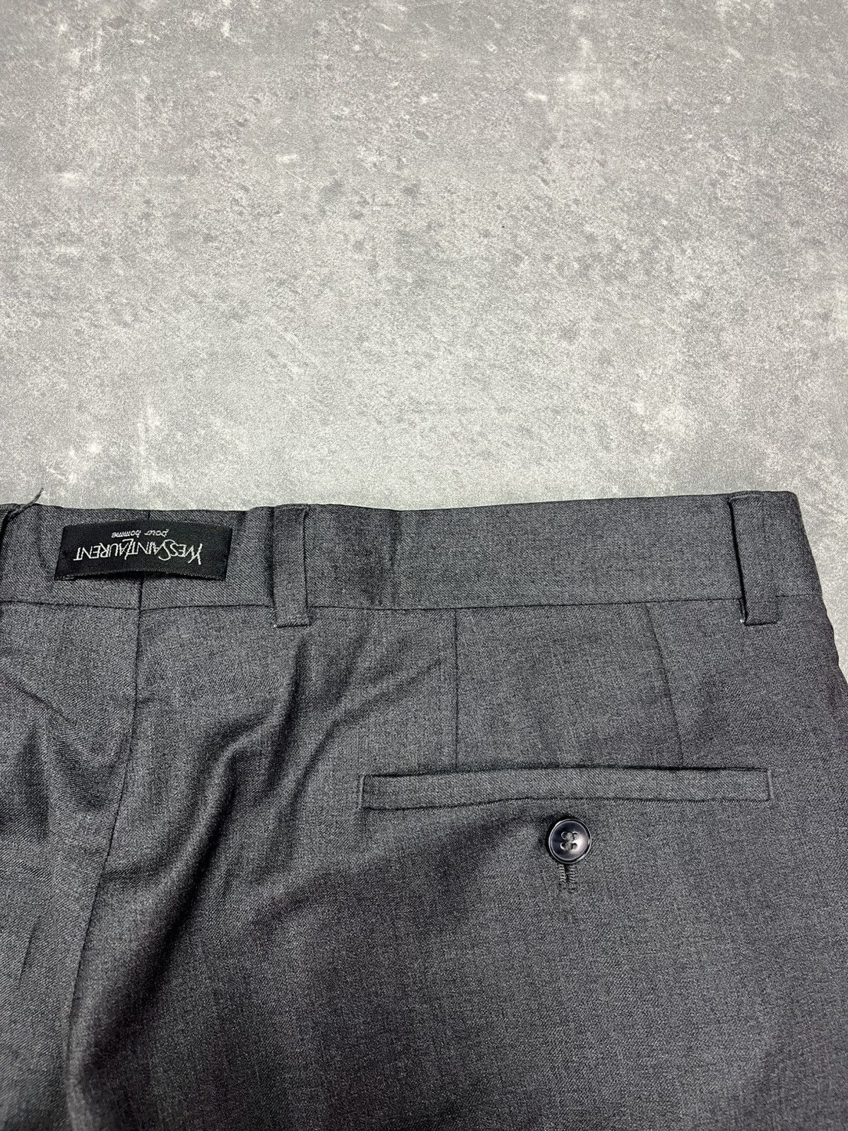 Yves Saint Laurent 90s Yves Saint Laurent YSL Vintage Wool Casual Pants 52 Size US 36 / EU 52 - 12 Thumbnail