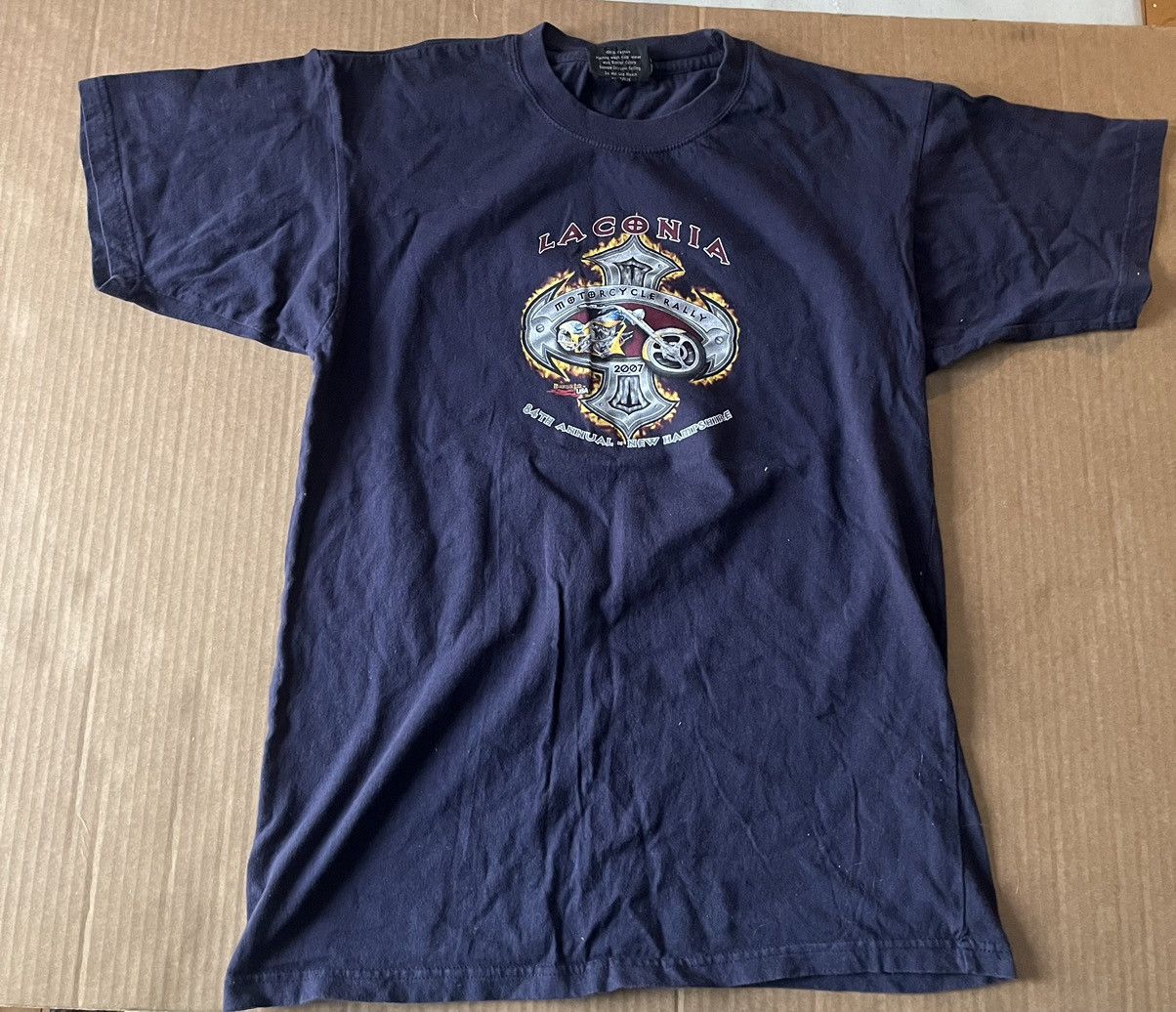 Vintage 2007 Laconia Bike Week Shirt Size US L / EU 52-54 / 3 - 1 Thumbnail