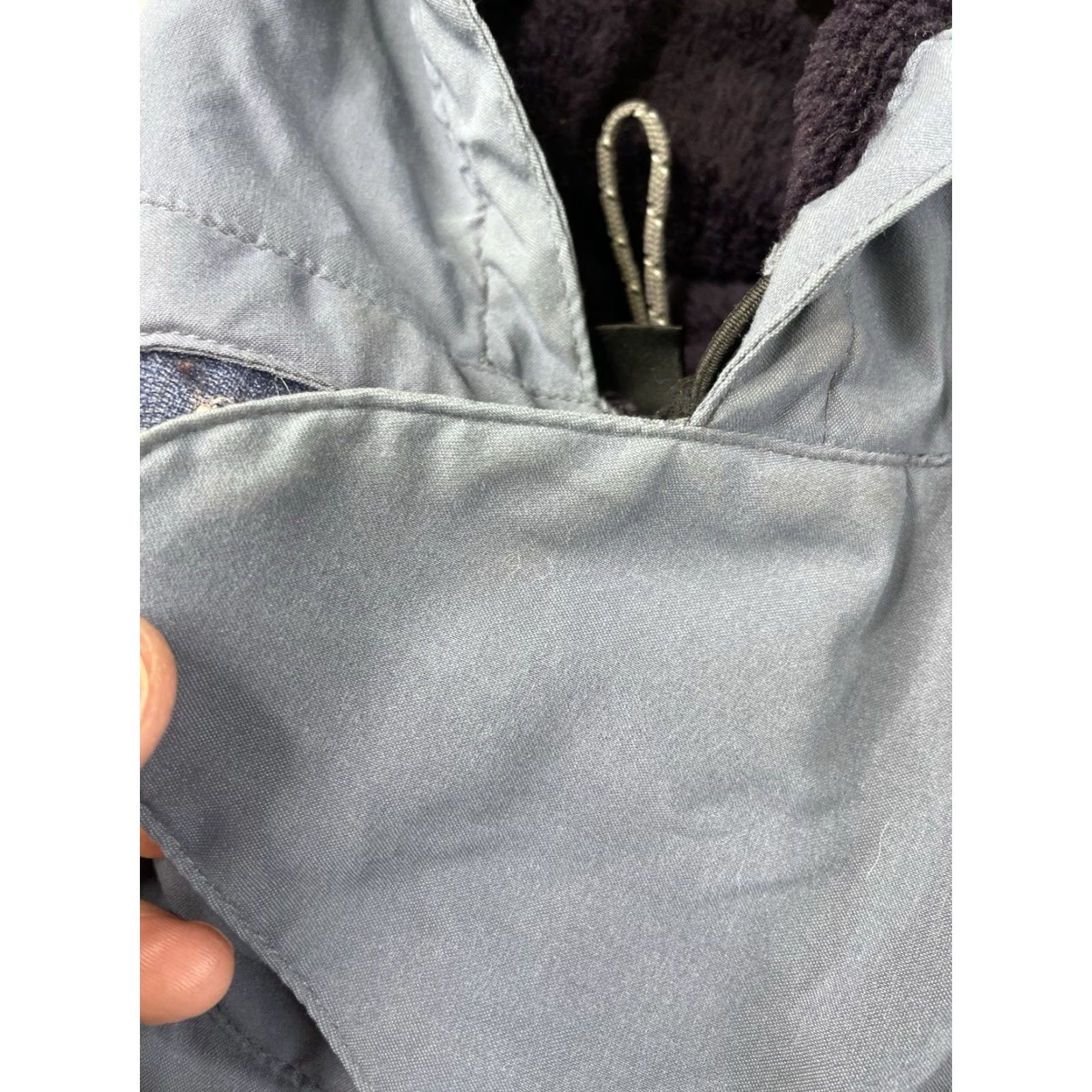 Patagonia VINTAGE Patagonia Jacket Women Regular Small Blue Knit Lined Hooded Full Zip Softshell Inner Polyester Nylon Size S / US 4 / IT 40 - 6 Thumbnail