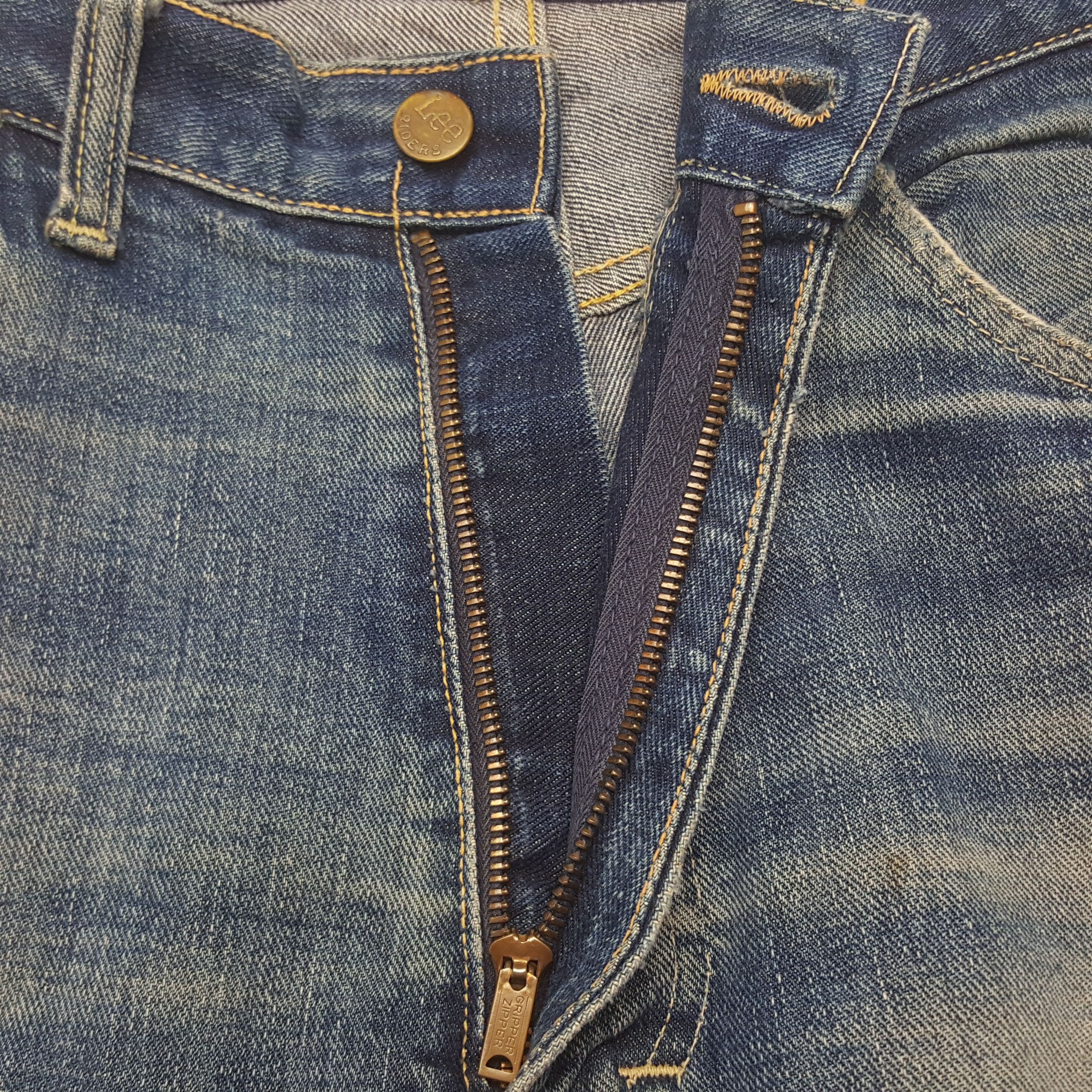 Lee Vintage 90's Lee Riders American Distressed Denim Jeans RR14 Size US 29 - 7 Thumbnail