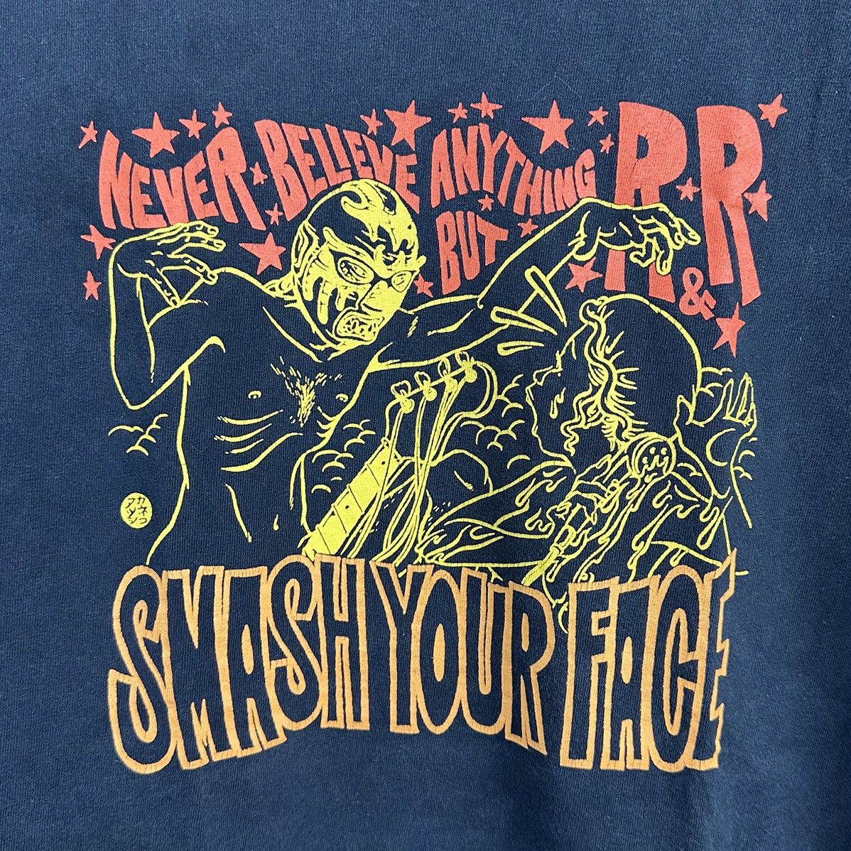 Band Tees × Japanese Brand × Vintage Vintage 1999 Smash Your Face Japanese Punk Band T Shirt L Size US L / EU 52-54 / 3 - 1 Thumbnail